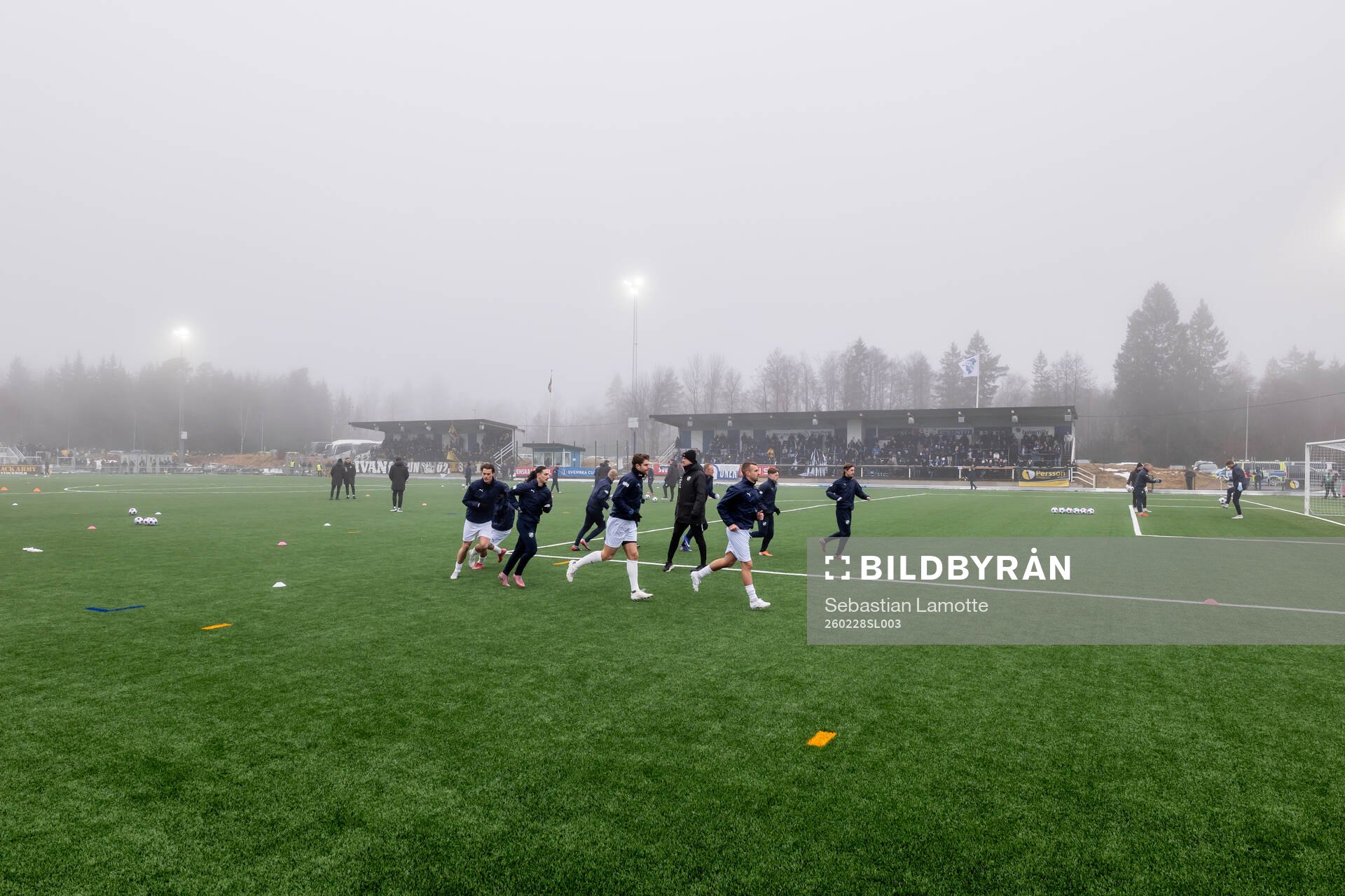 Oddevolds spelare värmer upp