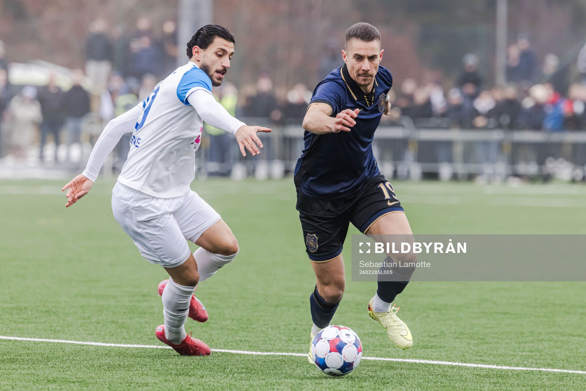 Oddevolds Leonardo Farah Shahin och AIKs Dino Besirovic