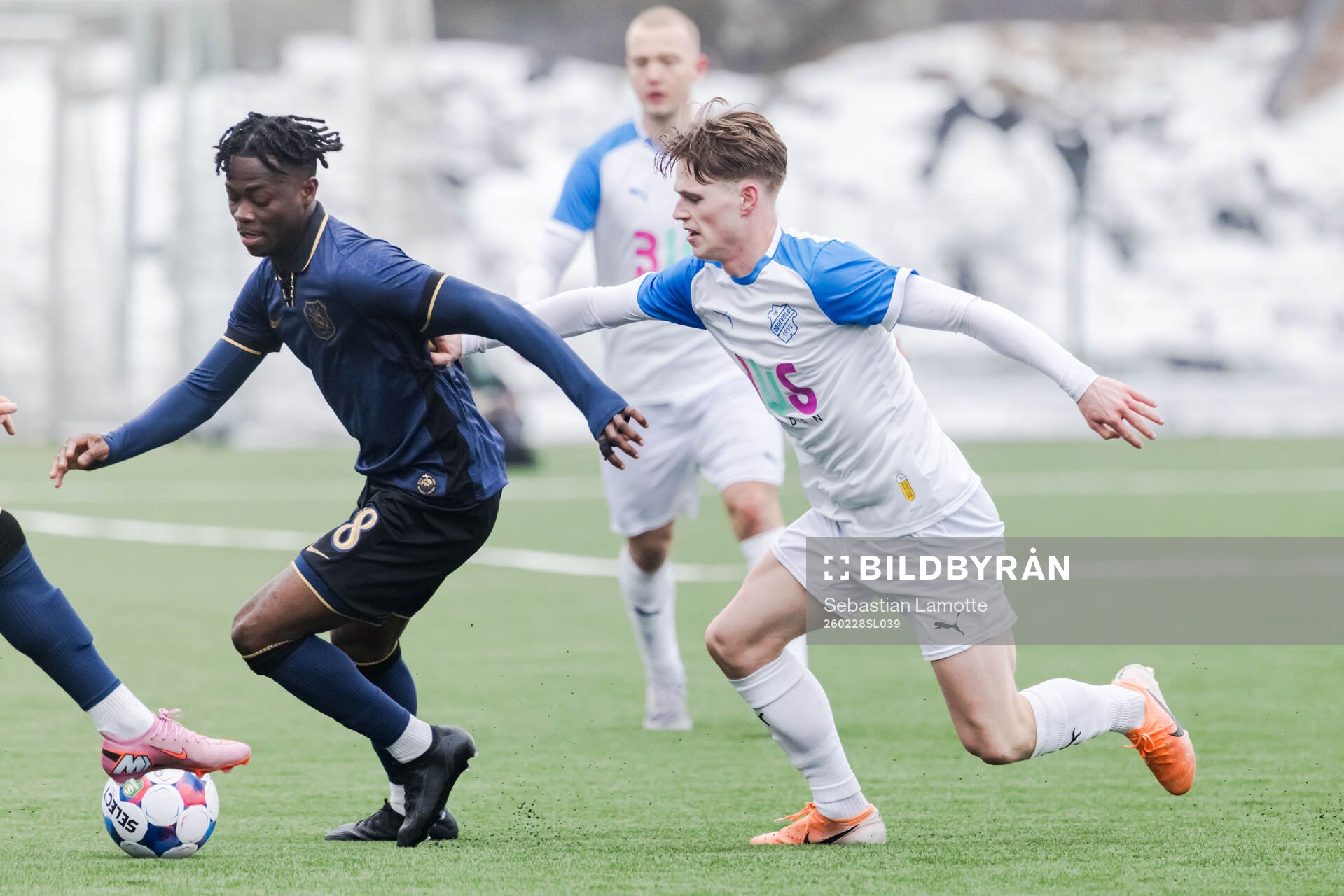 AIKs Axel Kouame och Oddevolds Elias Forsberg