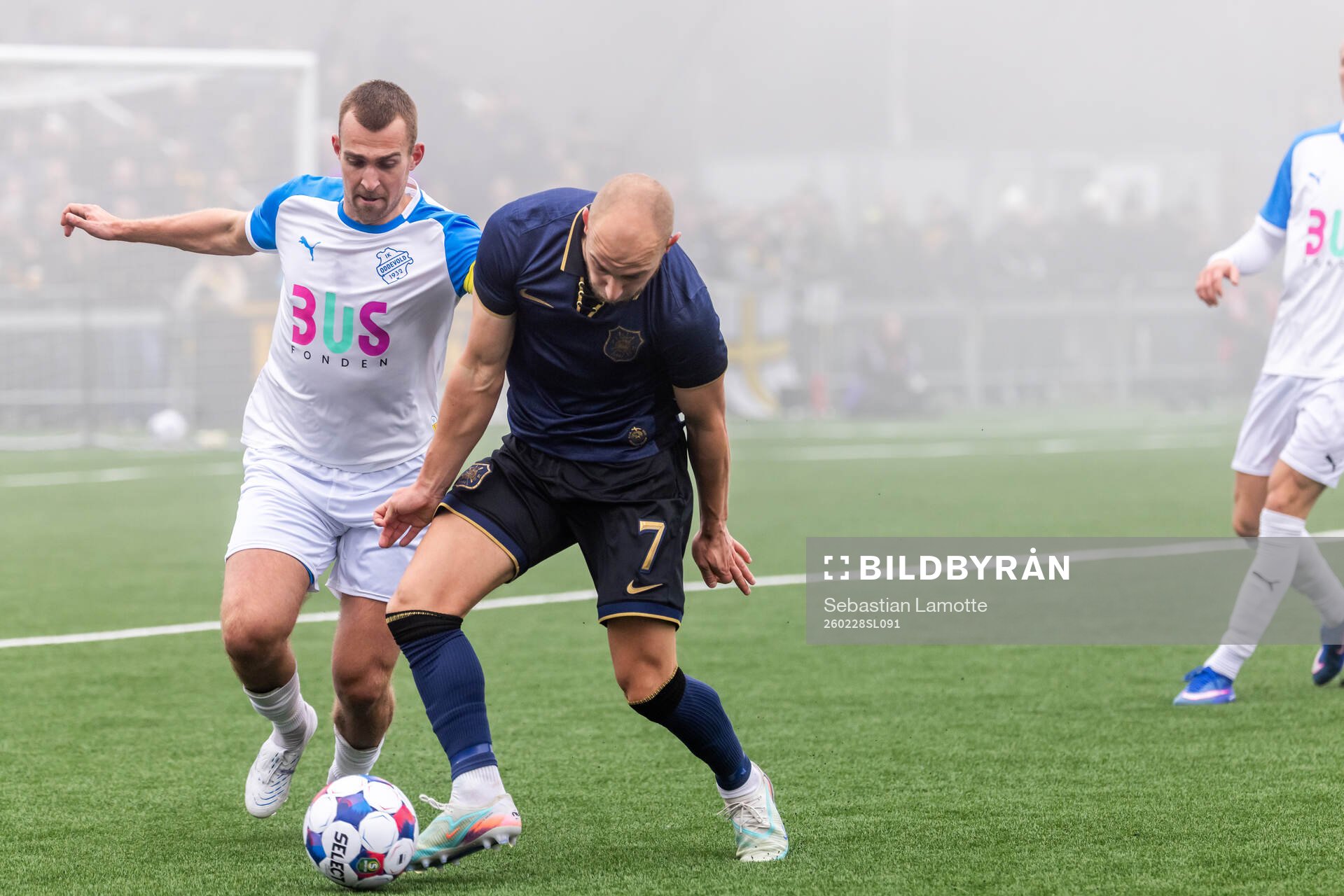 Oddevolds Jesper Merbom Adolfsson och AIKs Amel Mujanic