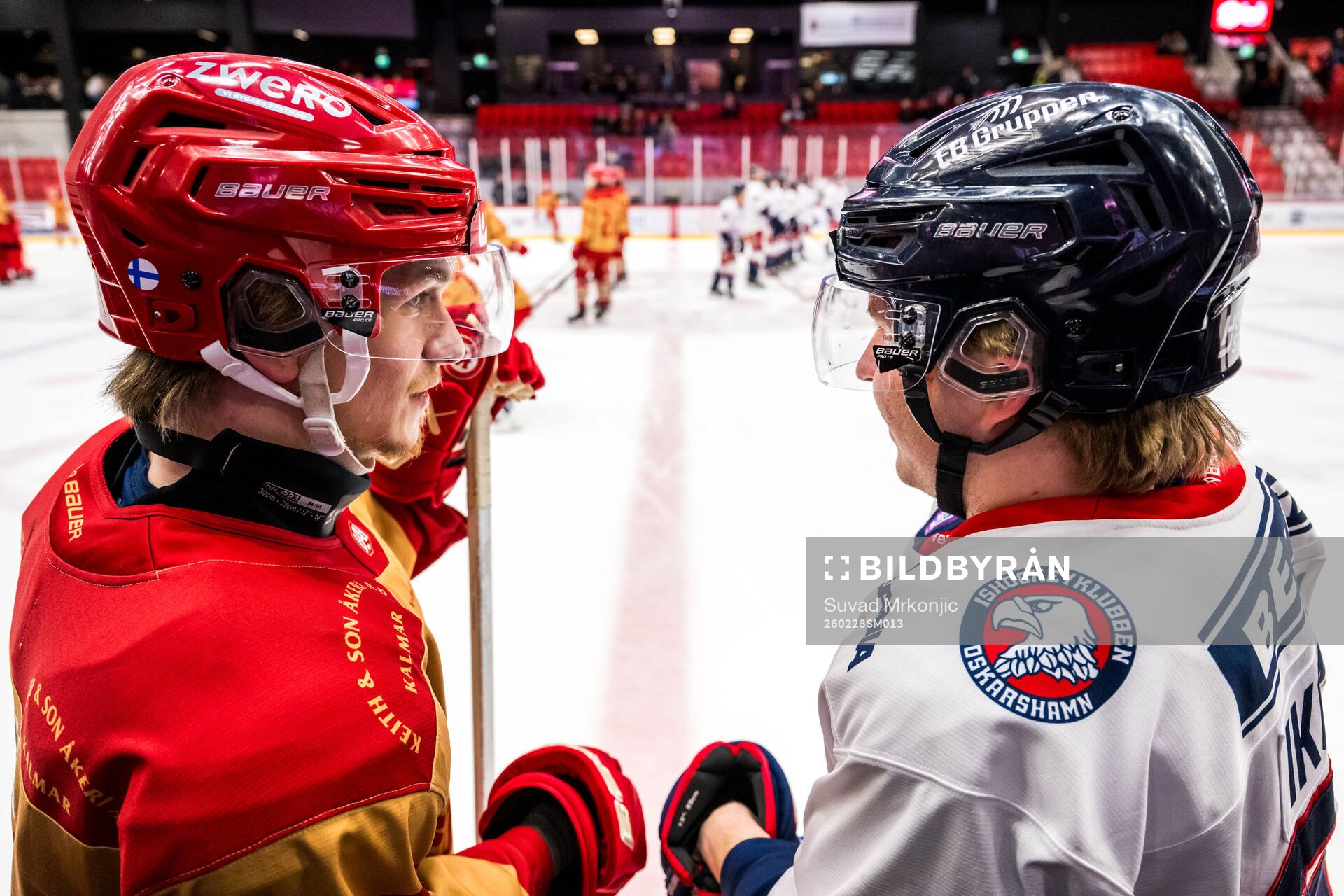 Kalmars Elias Vilen och Oskarshamns Joni Ikonen