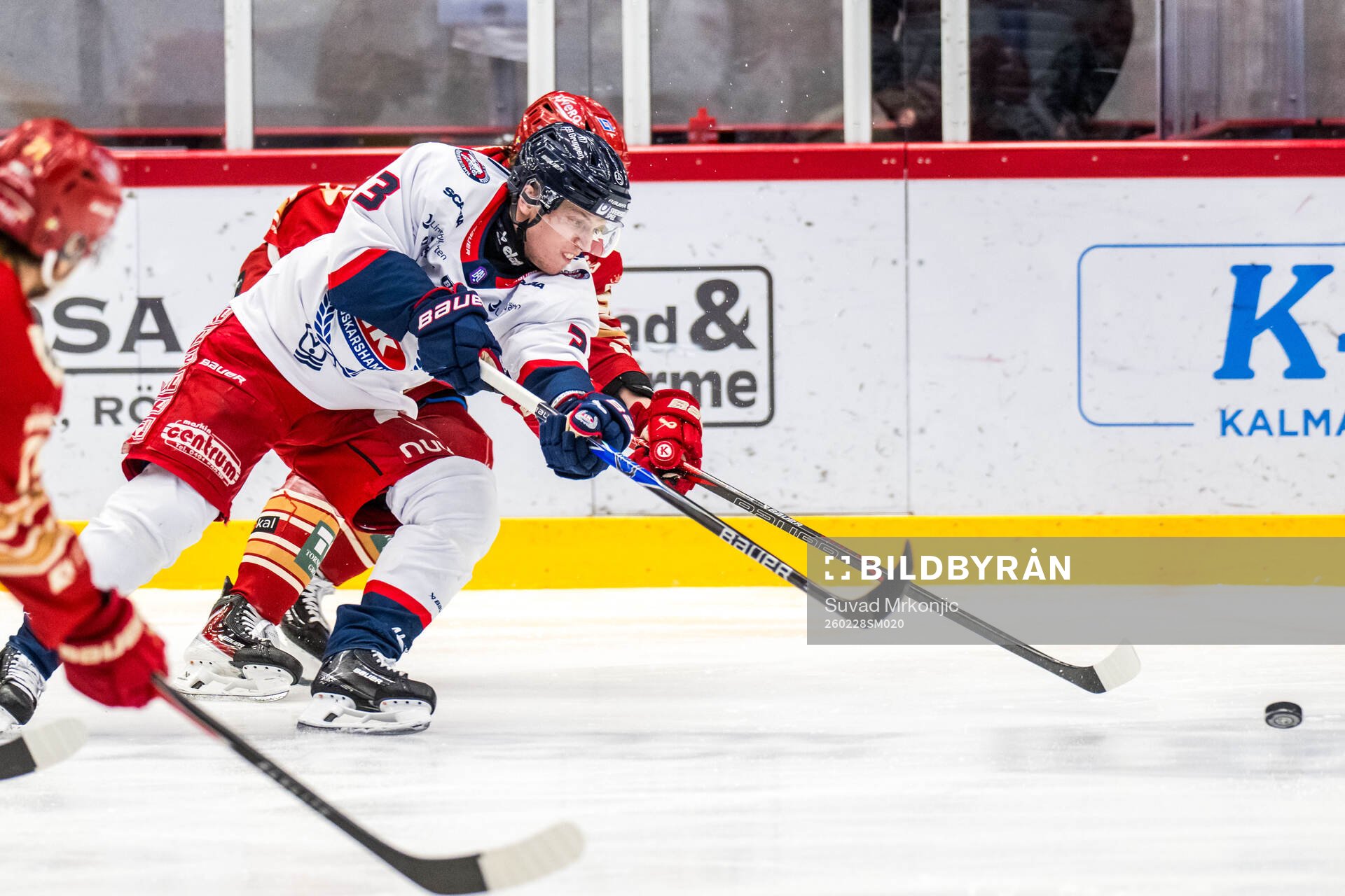 Oskarshamns Ludvig Östman och Kalmars Albin Storm