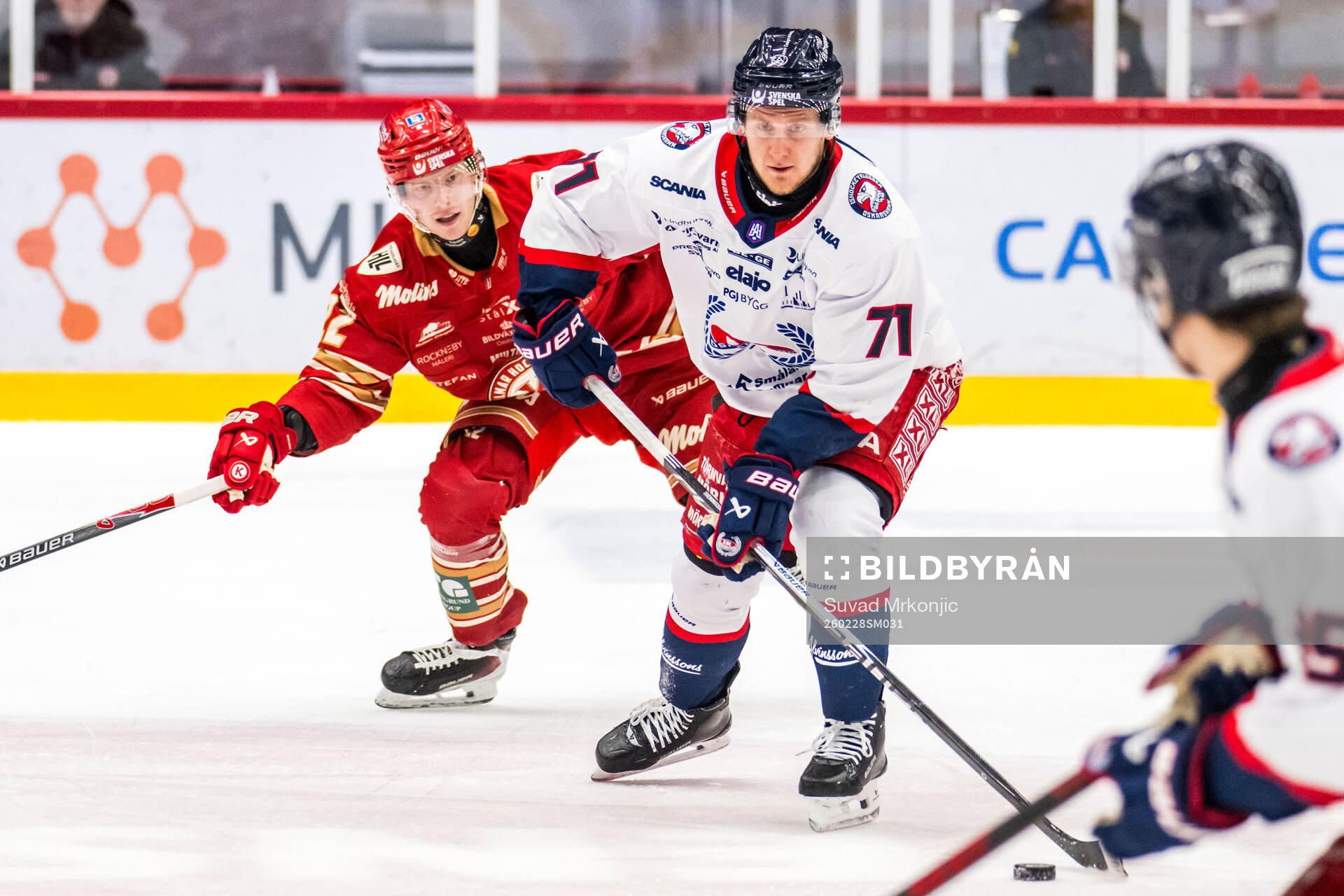 Kalmars Gustaf Westlund och Oskarshamns Filip Sveningsson