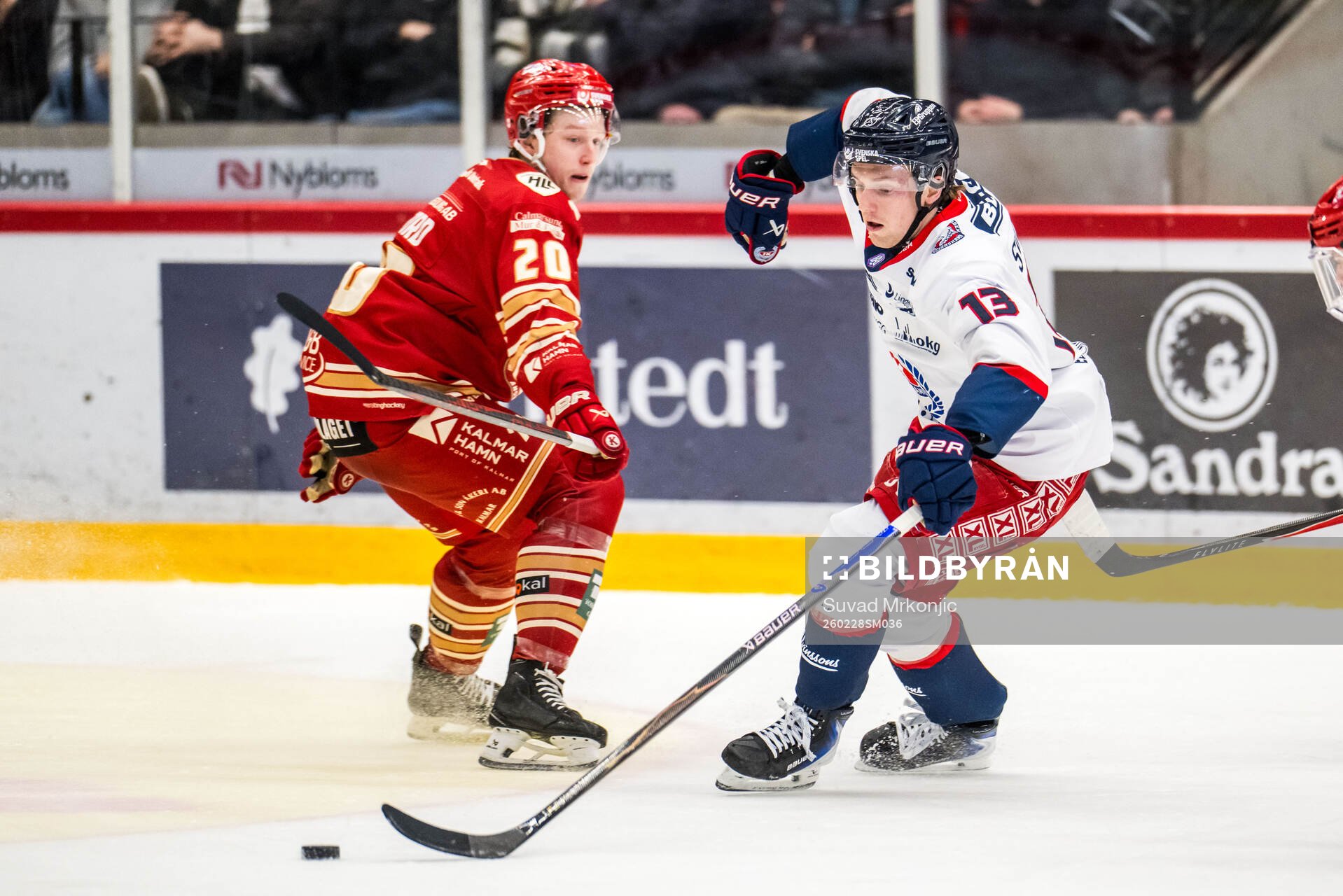 Kalmars Scott Walford och Oskarshamns Joel Svensson