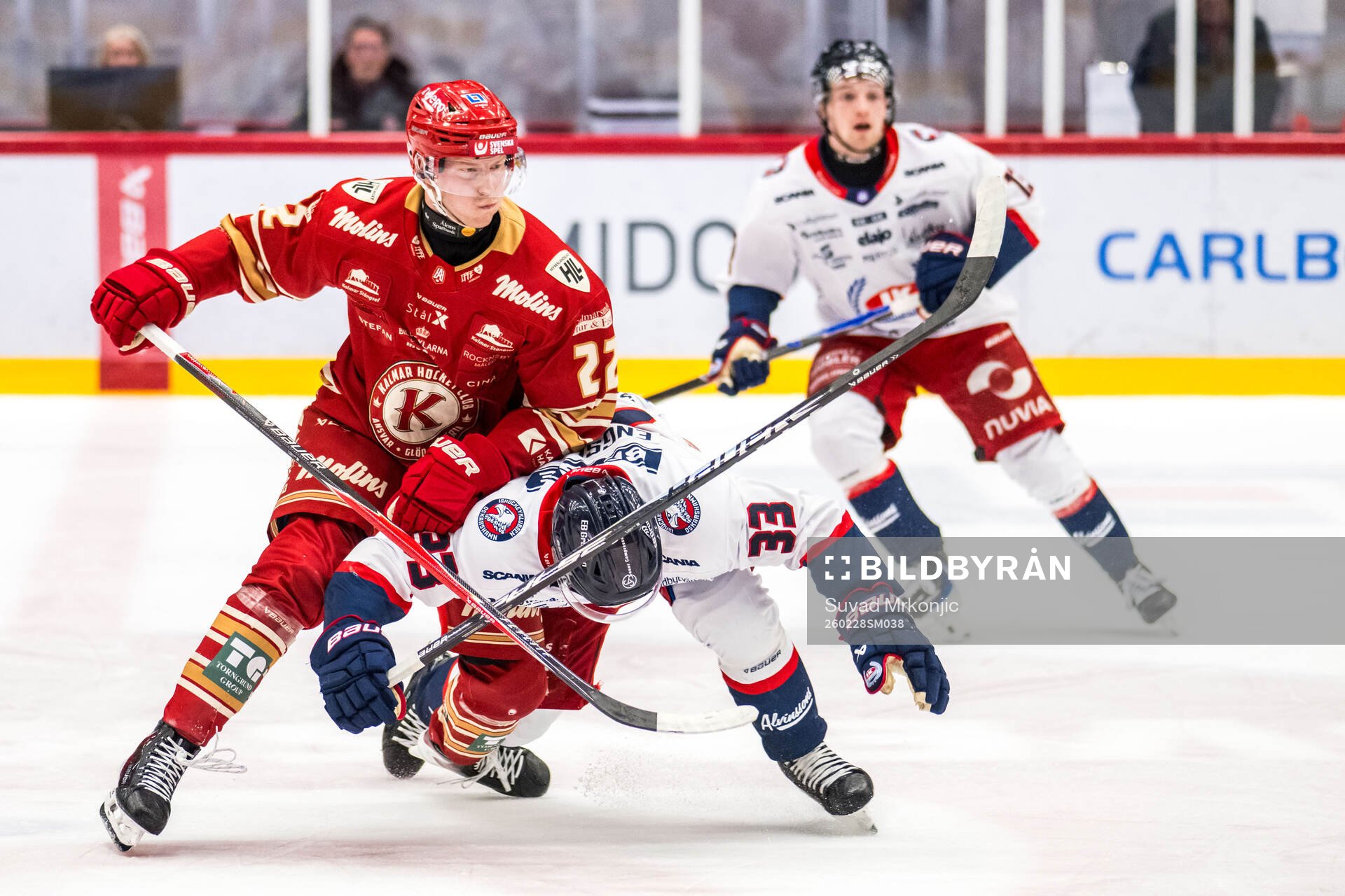 Kalmars Gustaf Westlund och Oskarshamns Filiph Engsund