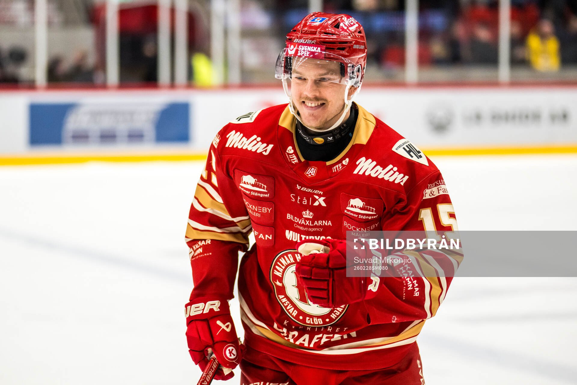 Kalmars Carl-Johan Lerby jublar