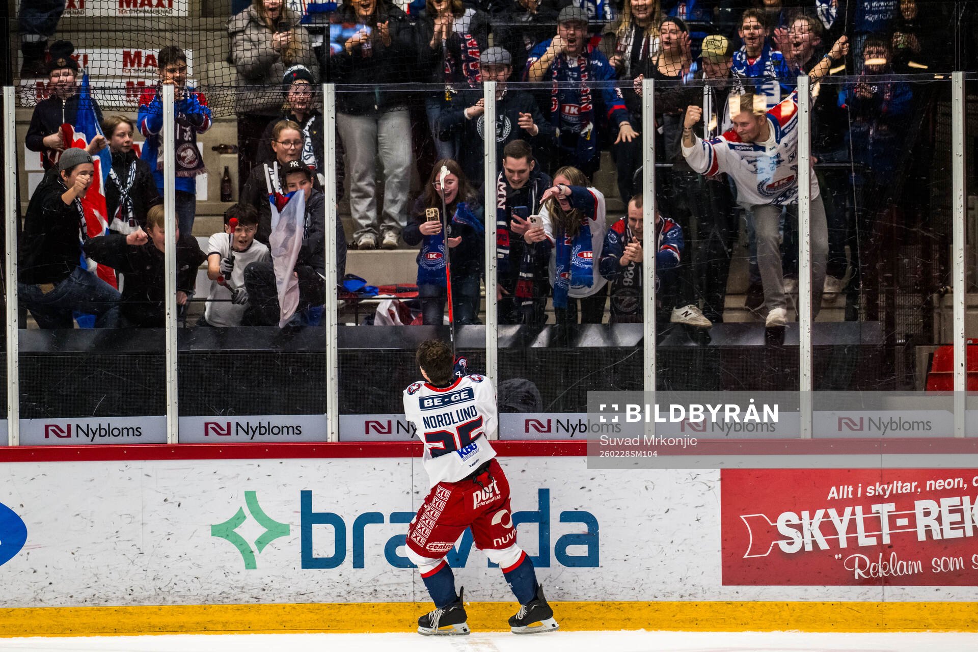 Oskarshamns Viggo Nordlund jublar