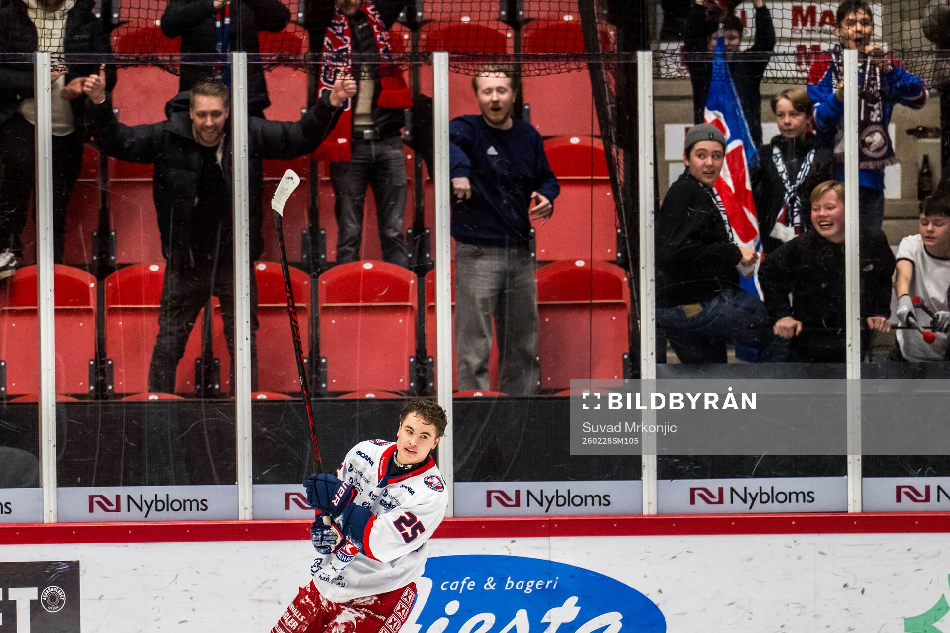 Oskarshamns Viggo Nordlund jublar
