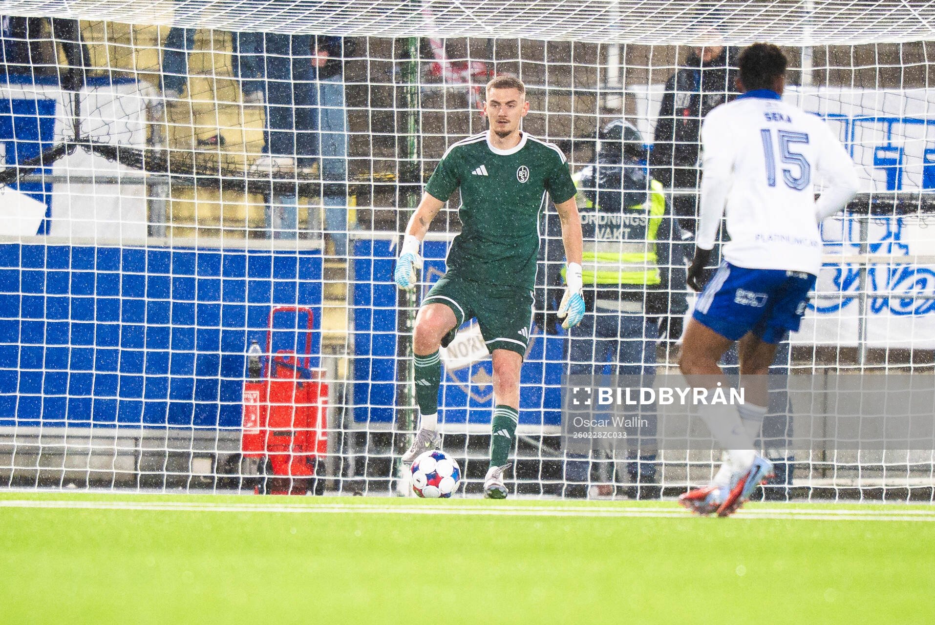 Landskronas målvakt Marcus Pettersson