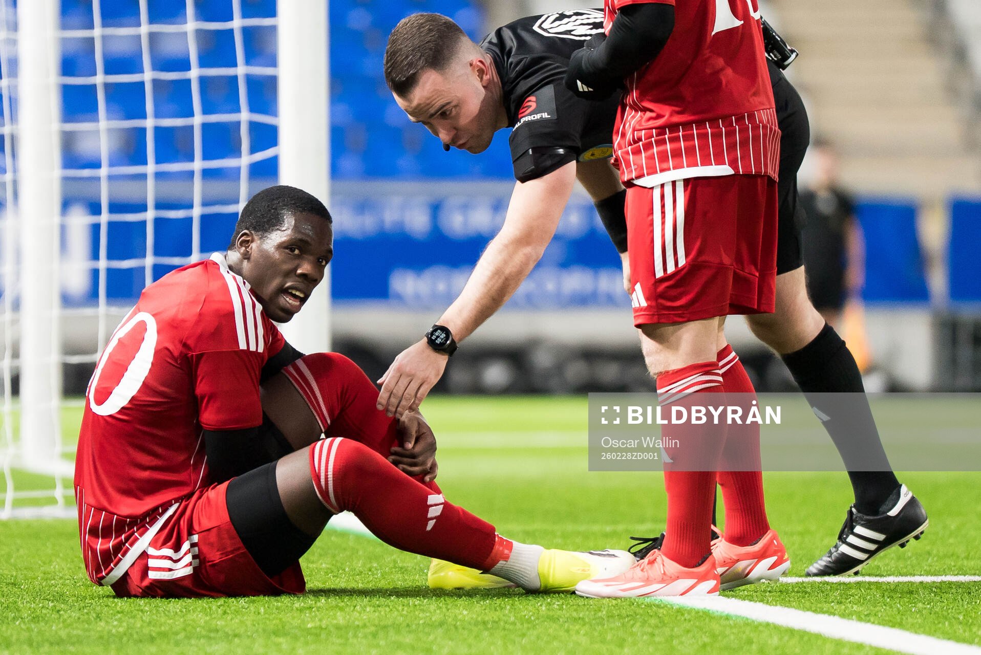 Landskronas Xavier Odhiambo med skada