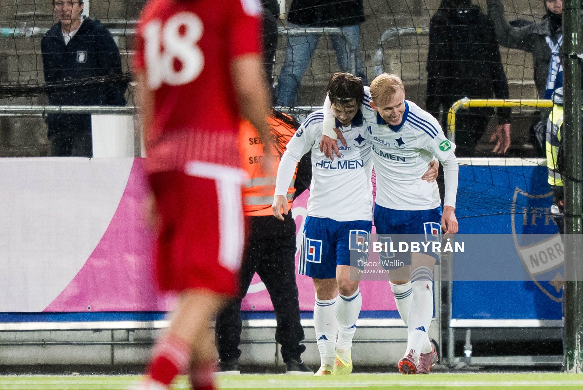 IFK Norrköpings Axel Brönner och Fabian Holst-Larsen