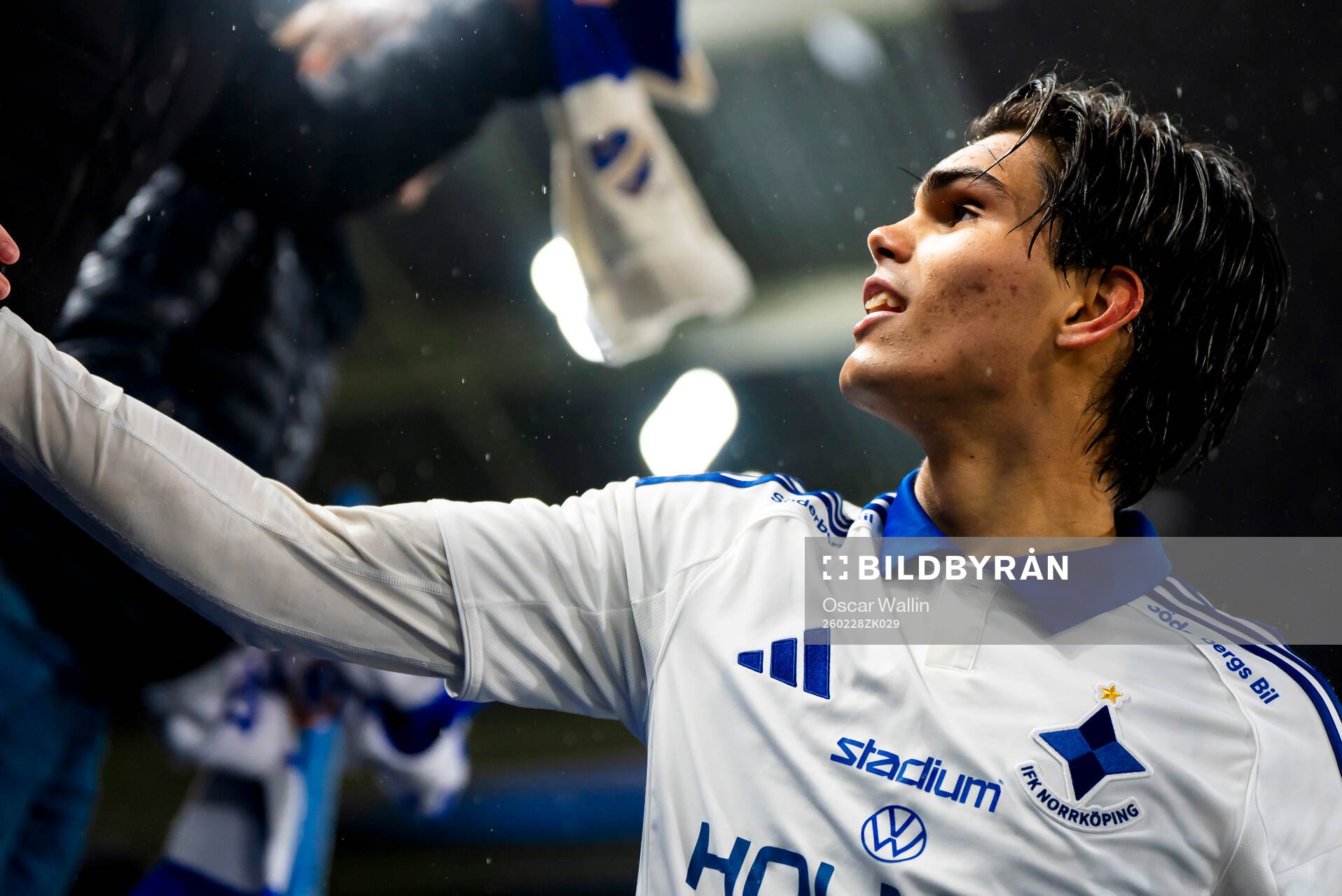 IFK Norrköpings Noel Sernelius jublar