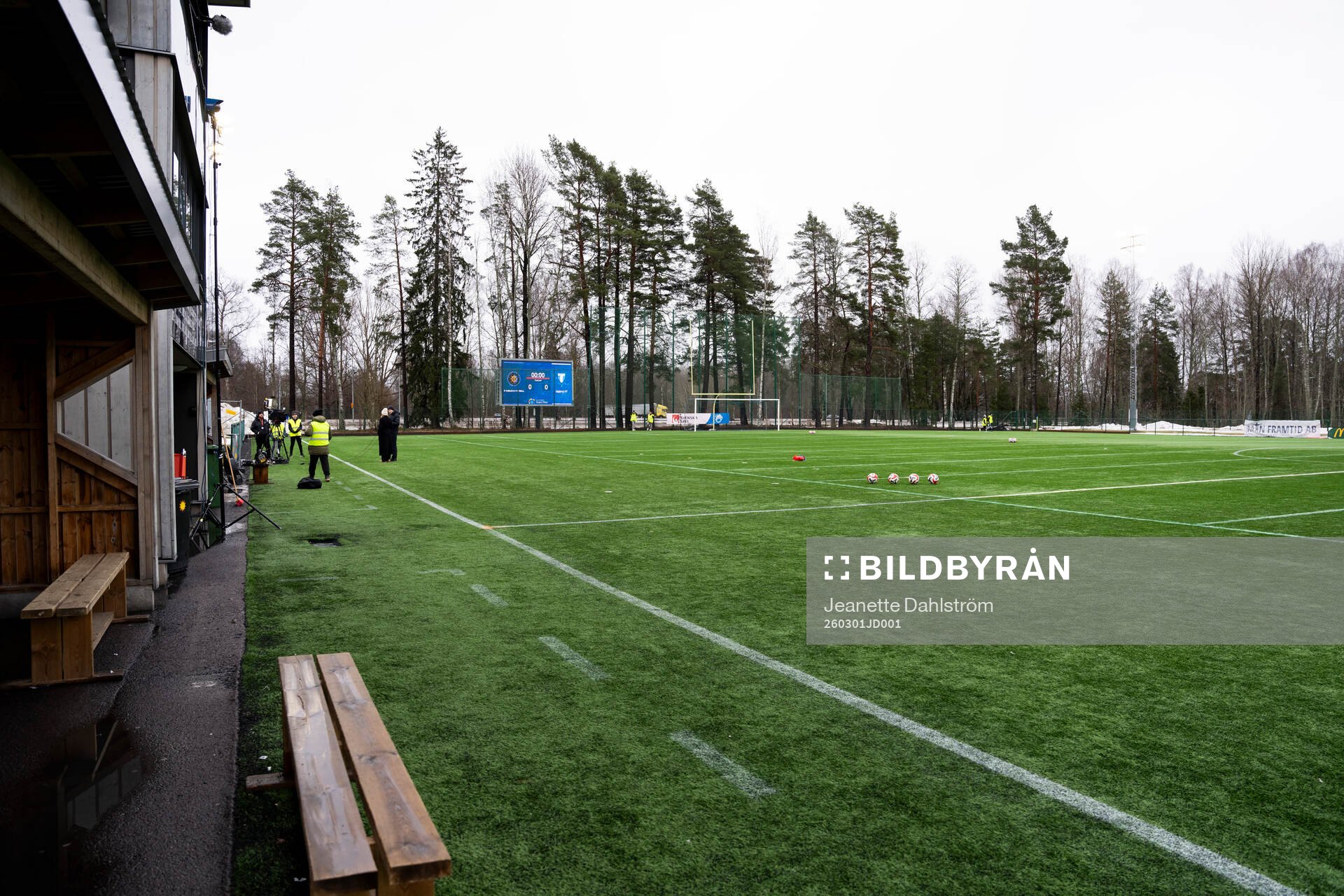 inför fotbollsmatchen i Svenska Cupen mellan IF Karlstad