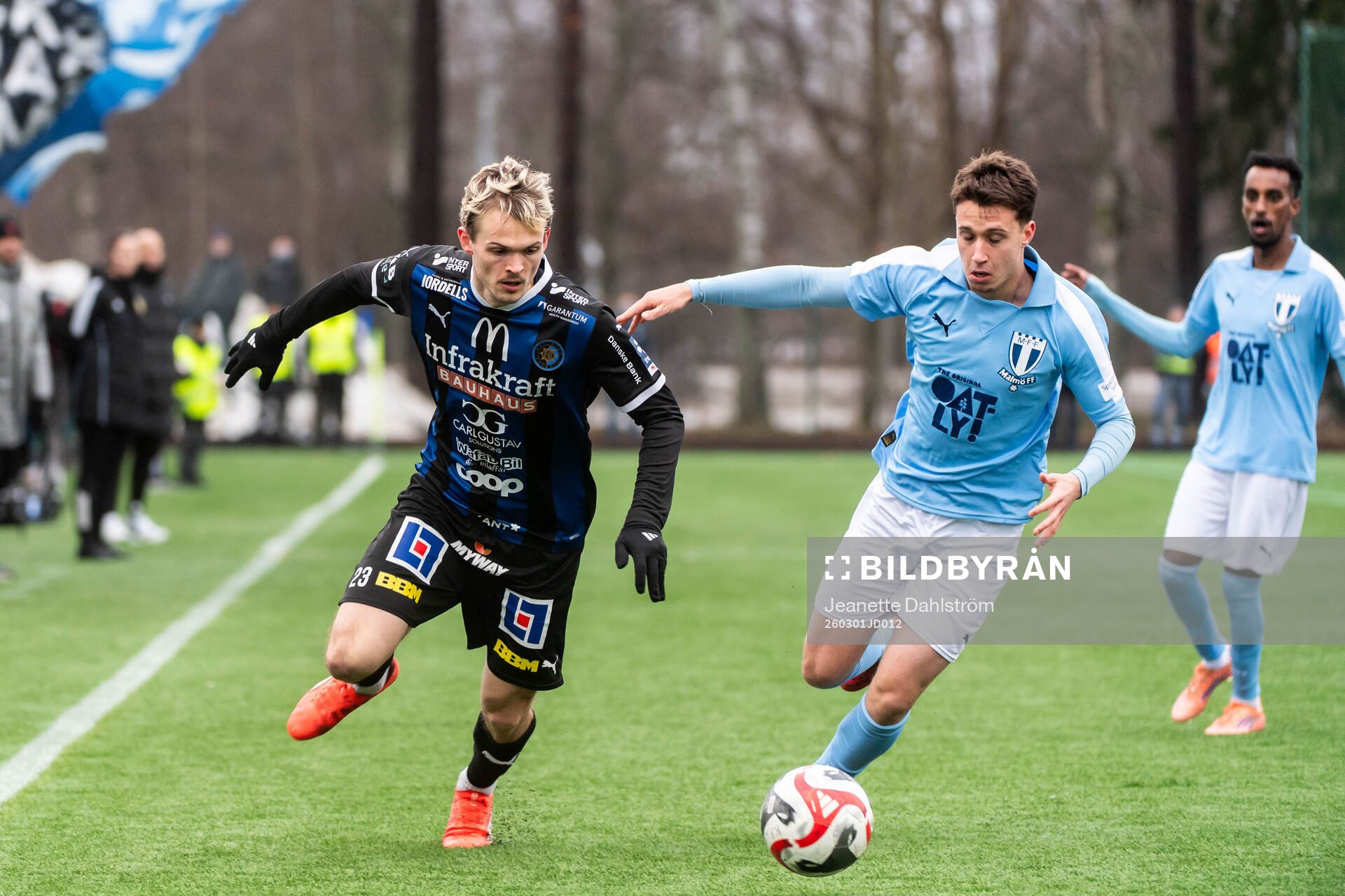 Karlstads Lukas Rhöse och Malmö FFs Kenan Busuladzic