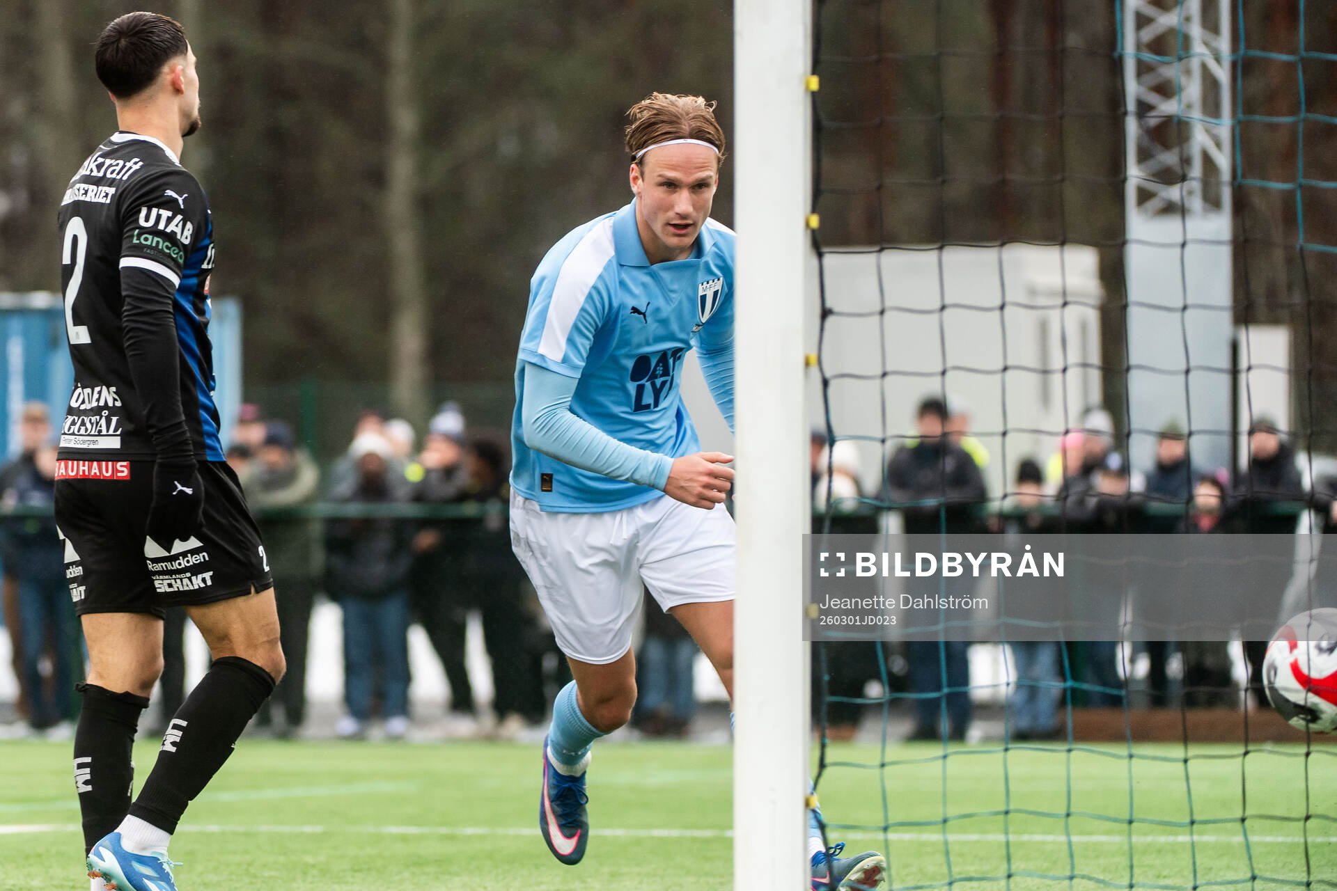 Malmö FFs Erik Botheim gör 0-1 målet
