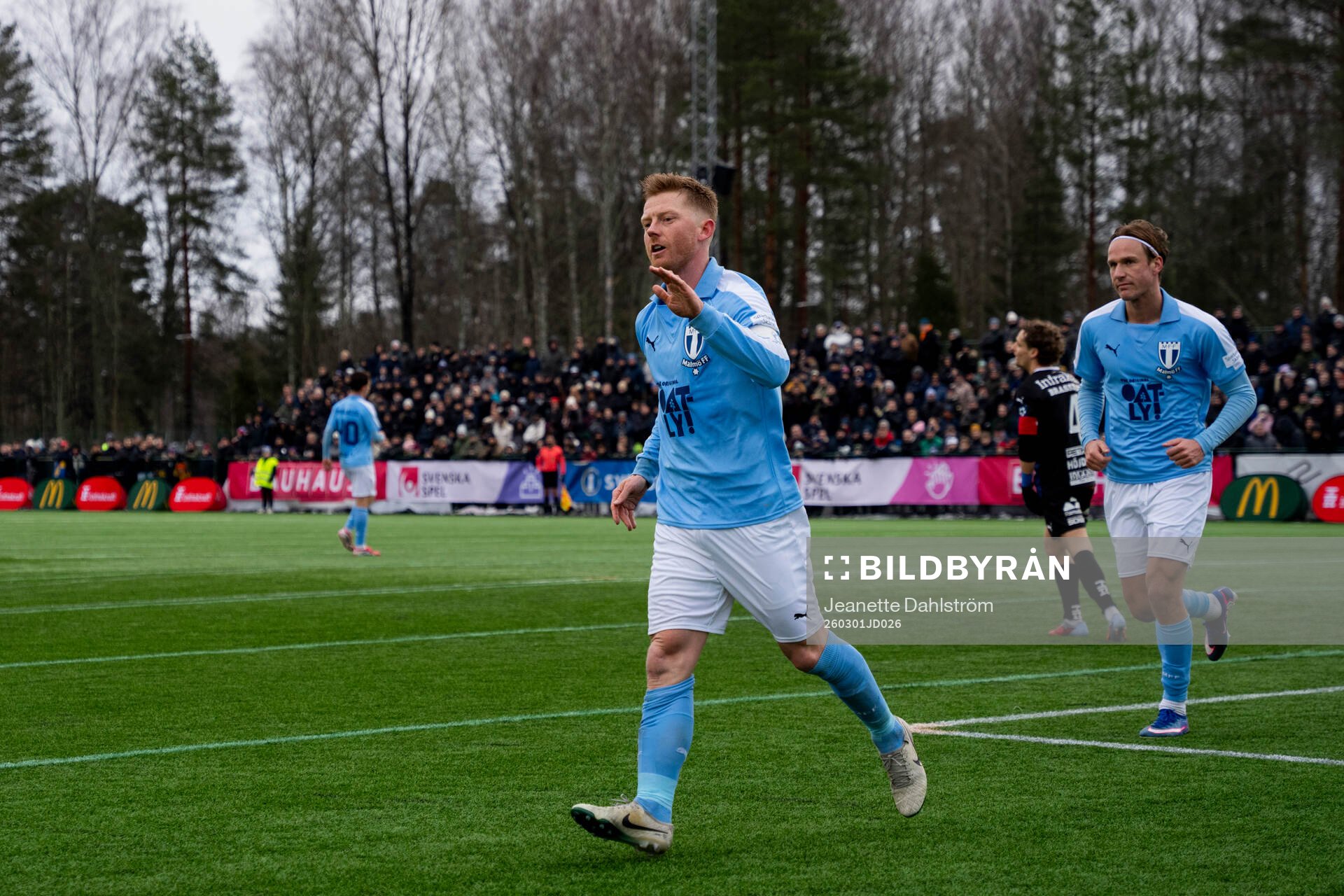Malmö FFs Anders Christiansen gör 0-2 målet