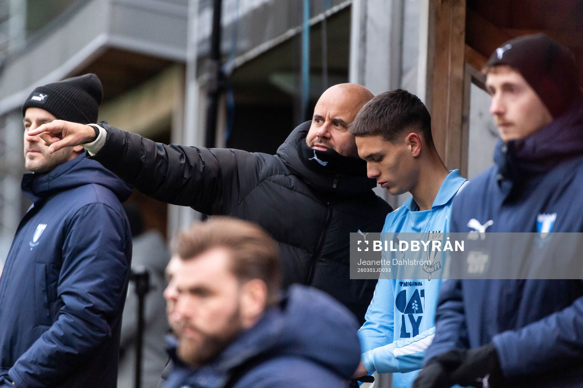 Malmö FFs huvudtränare Miguel Angel Ramirez och Jovan