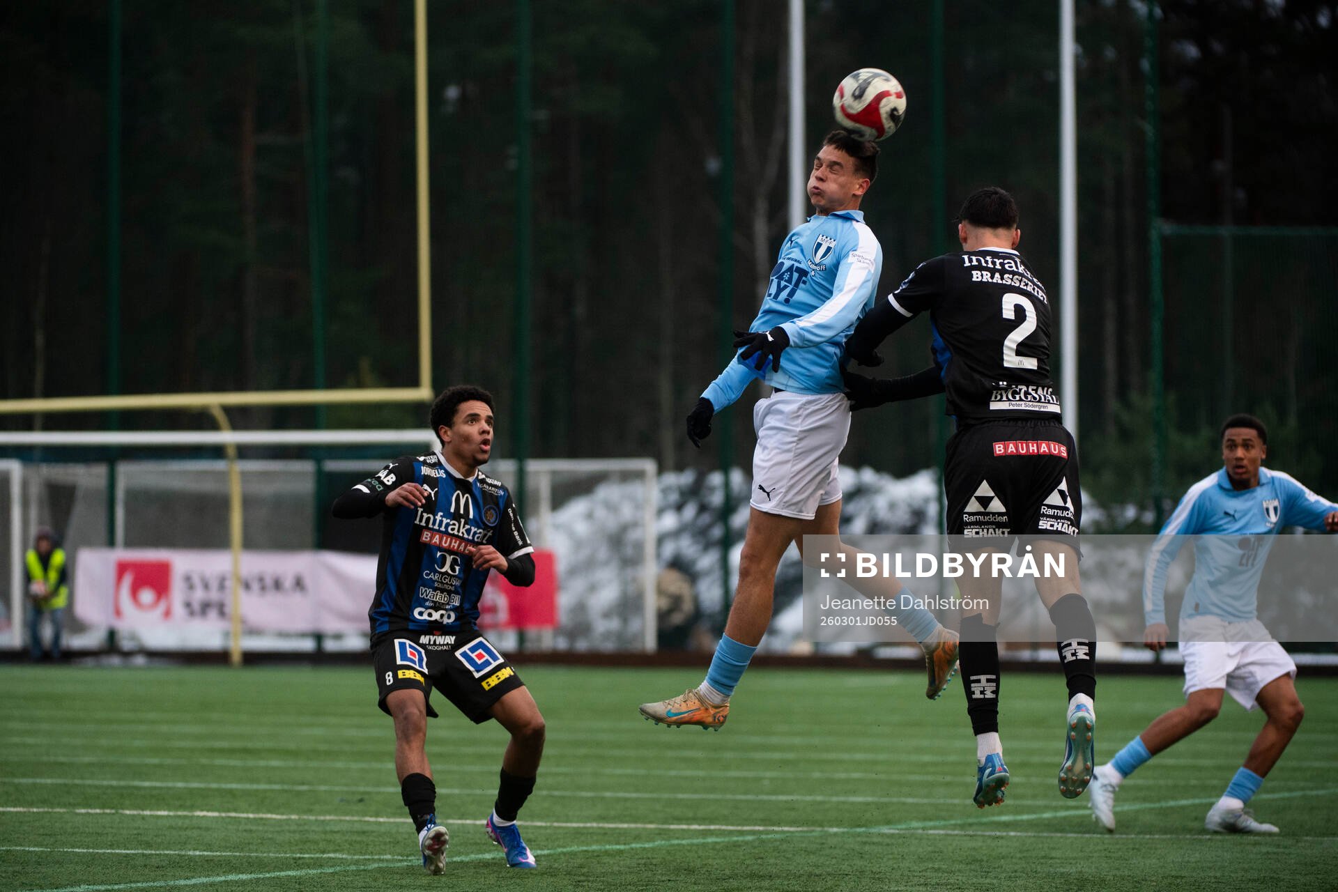 Karlstad Cameron Gibbs, Stevan Beko och Malmö FFs Johan