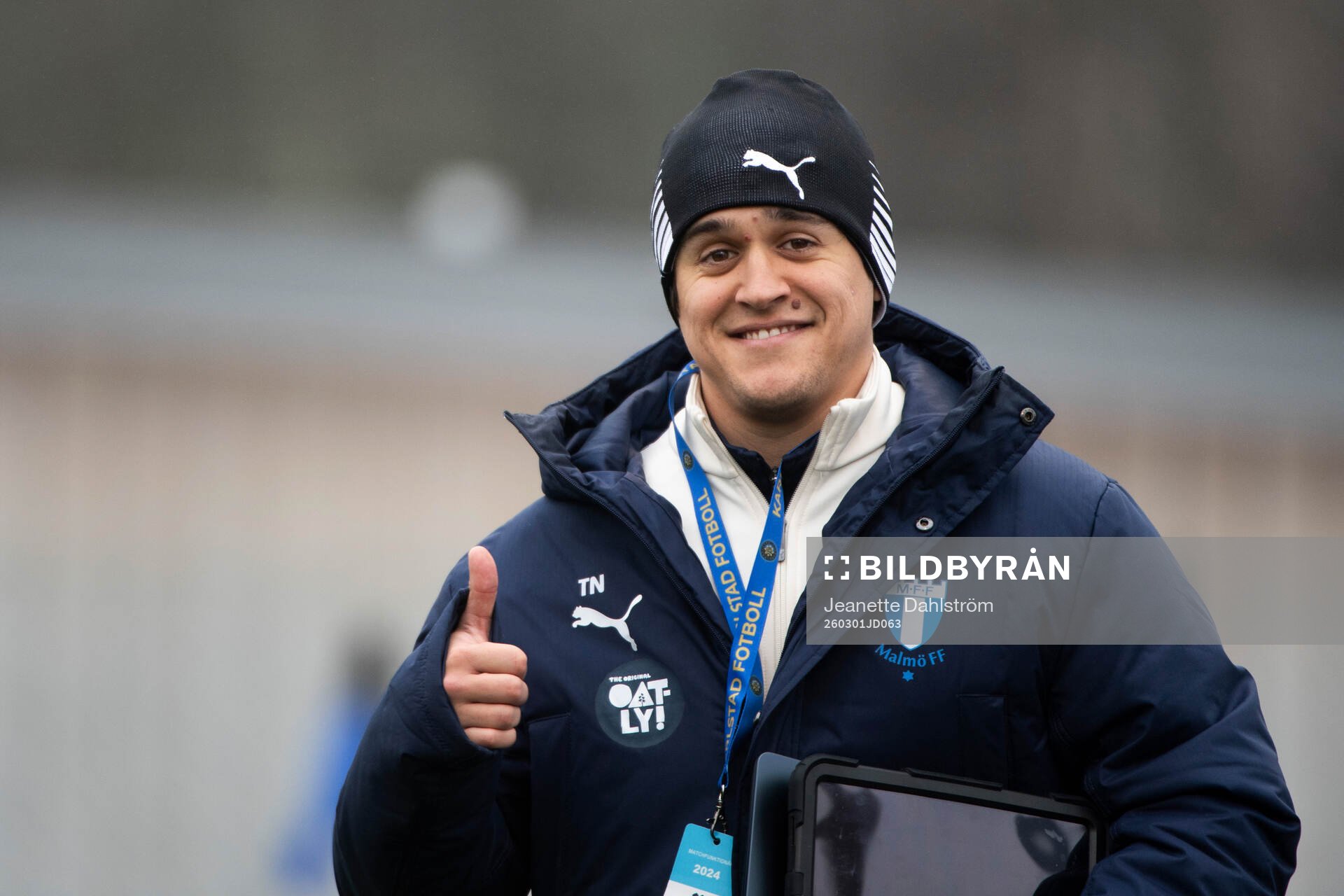 inför fotbollsmatchen i Svenska Cupen mellan IF Karlstad