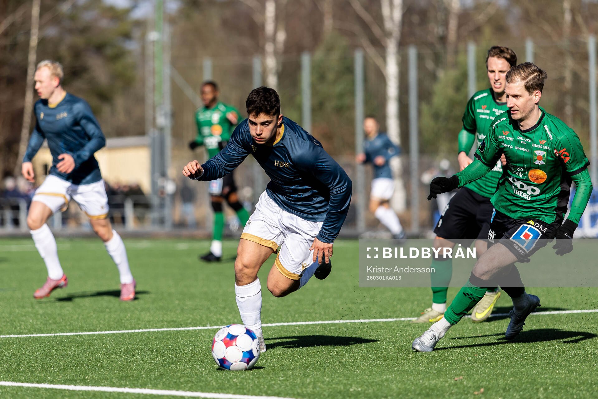 Halmstads Oliver Kapsimalis och Varbergs Oliver Silverholt