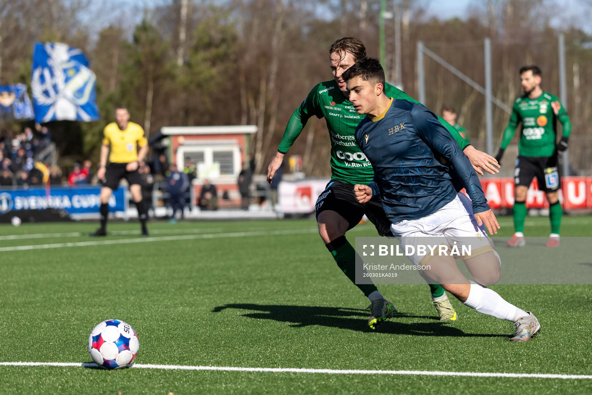 Halmstads Oliver Kapsimalis och Varbergs Jonathan Nilsson