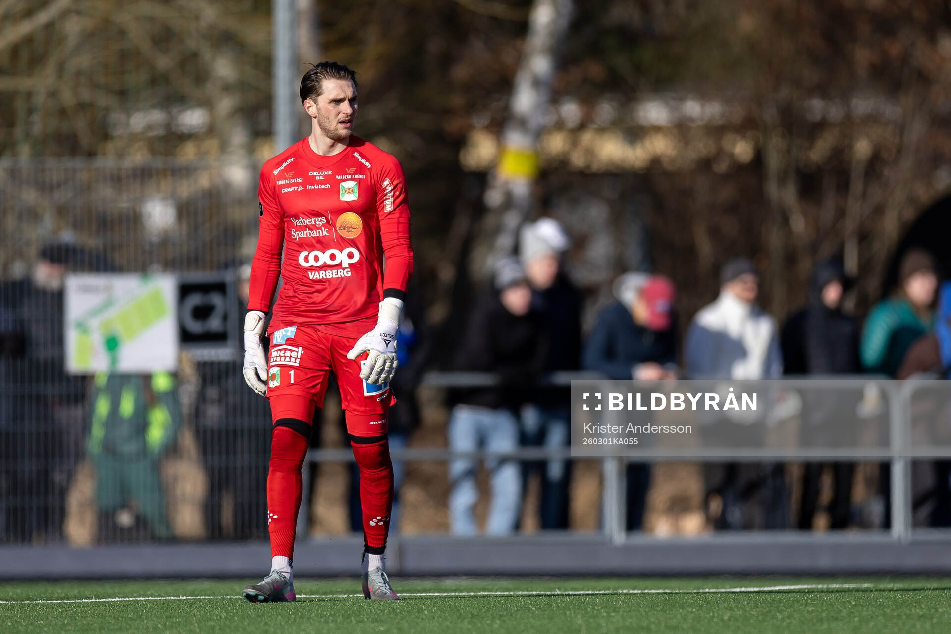 Varbergs målvakt Oscar Ekman