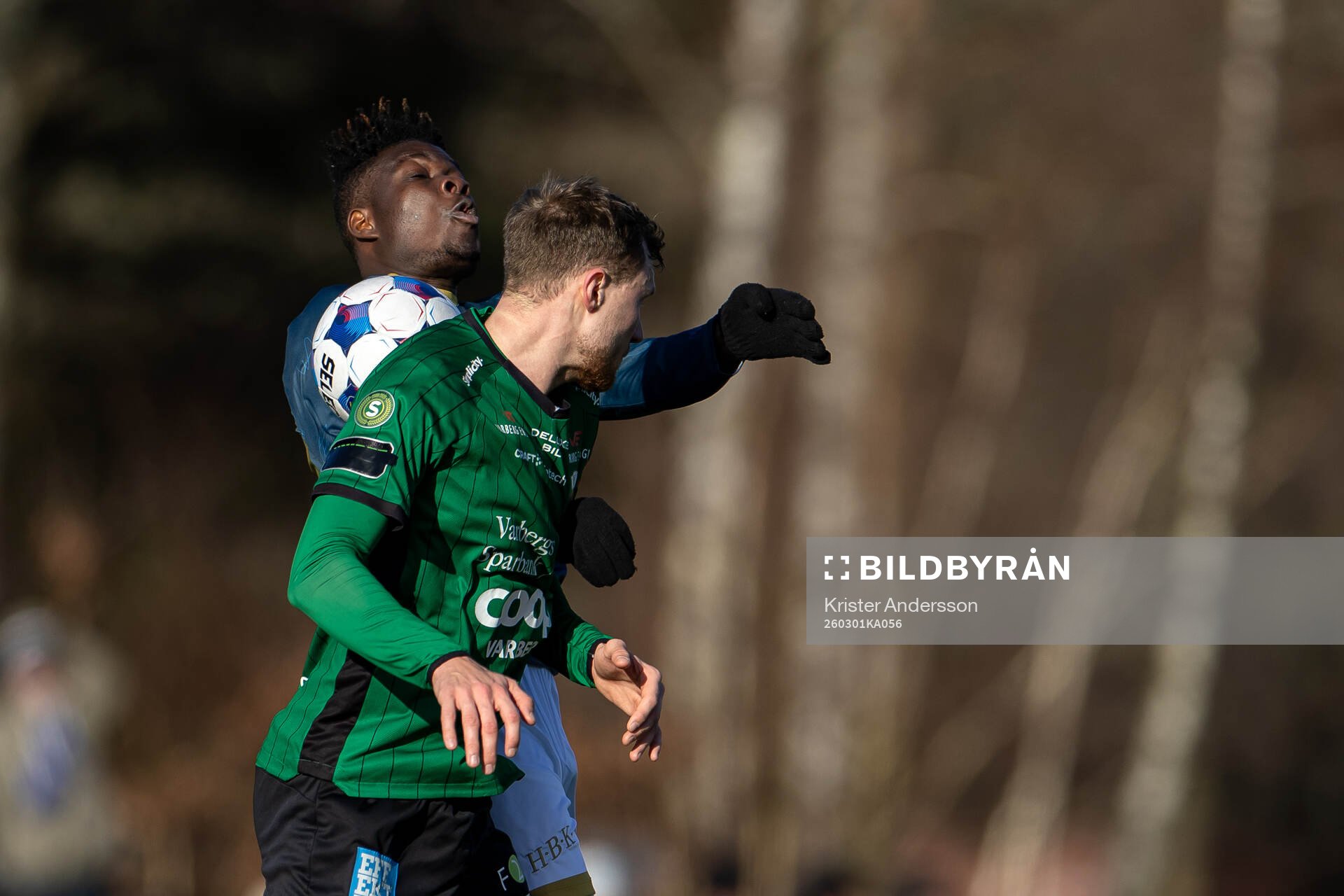 Halmstads Emmanuel Yeboah och Varbergs Niklas Dahlström