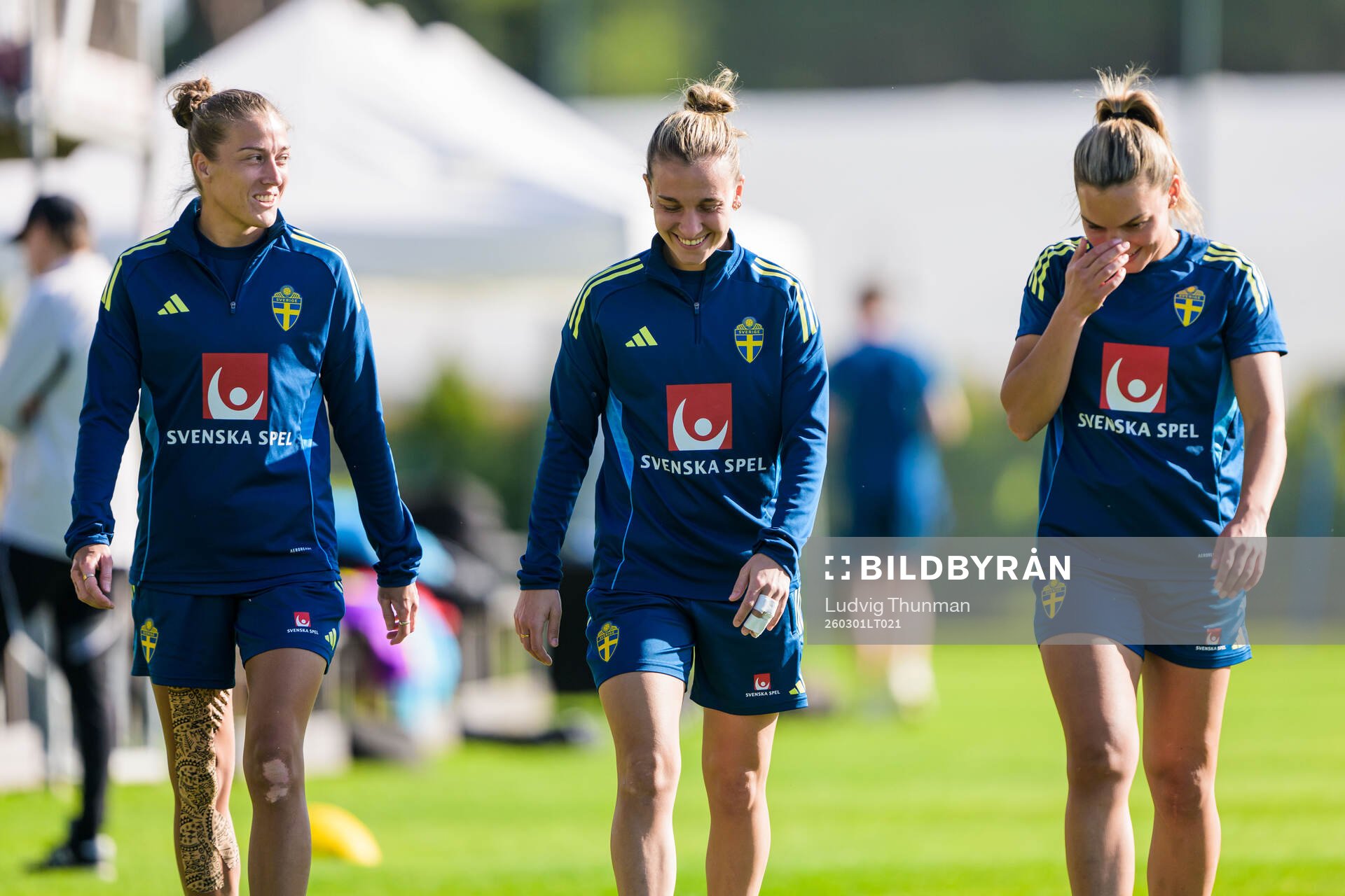 Filippa Angeldahl, Julia Zigiotti Olme and Johanna Rytting