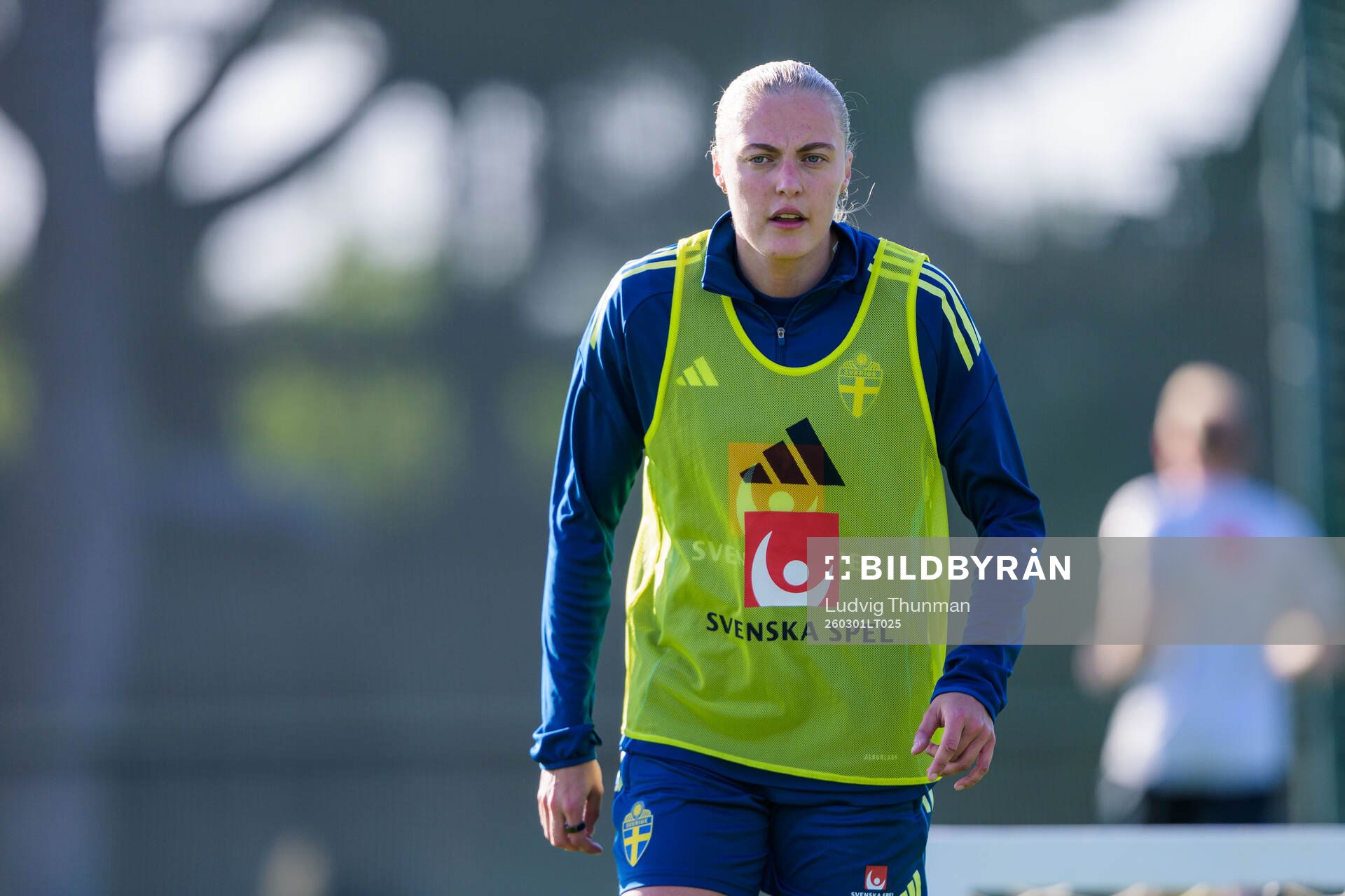 Elma Junttila Nelhage at a training session with the
