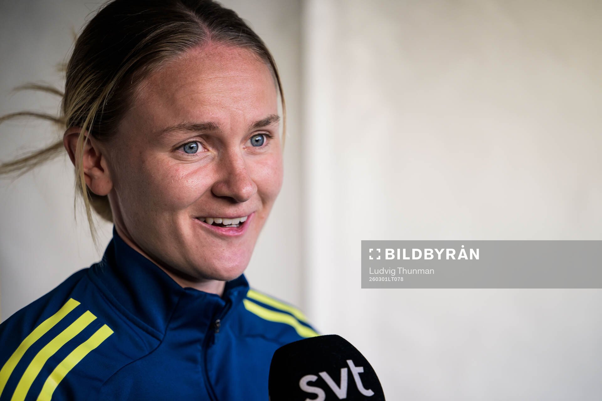 Matilda Vinberg of the women's national football team of