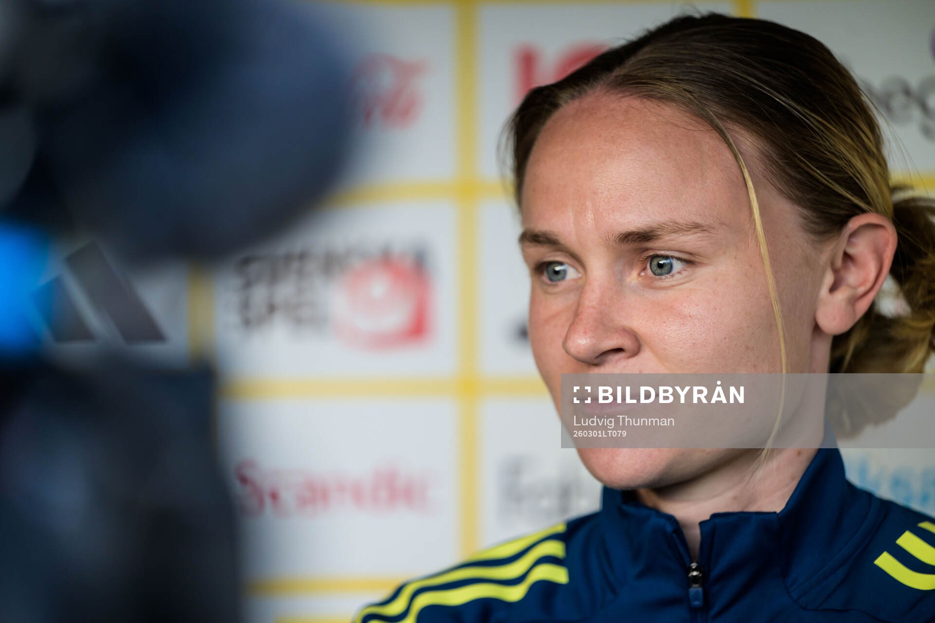 Matilda Vinberg of the women's national football team of