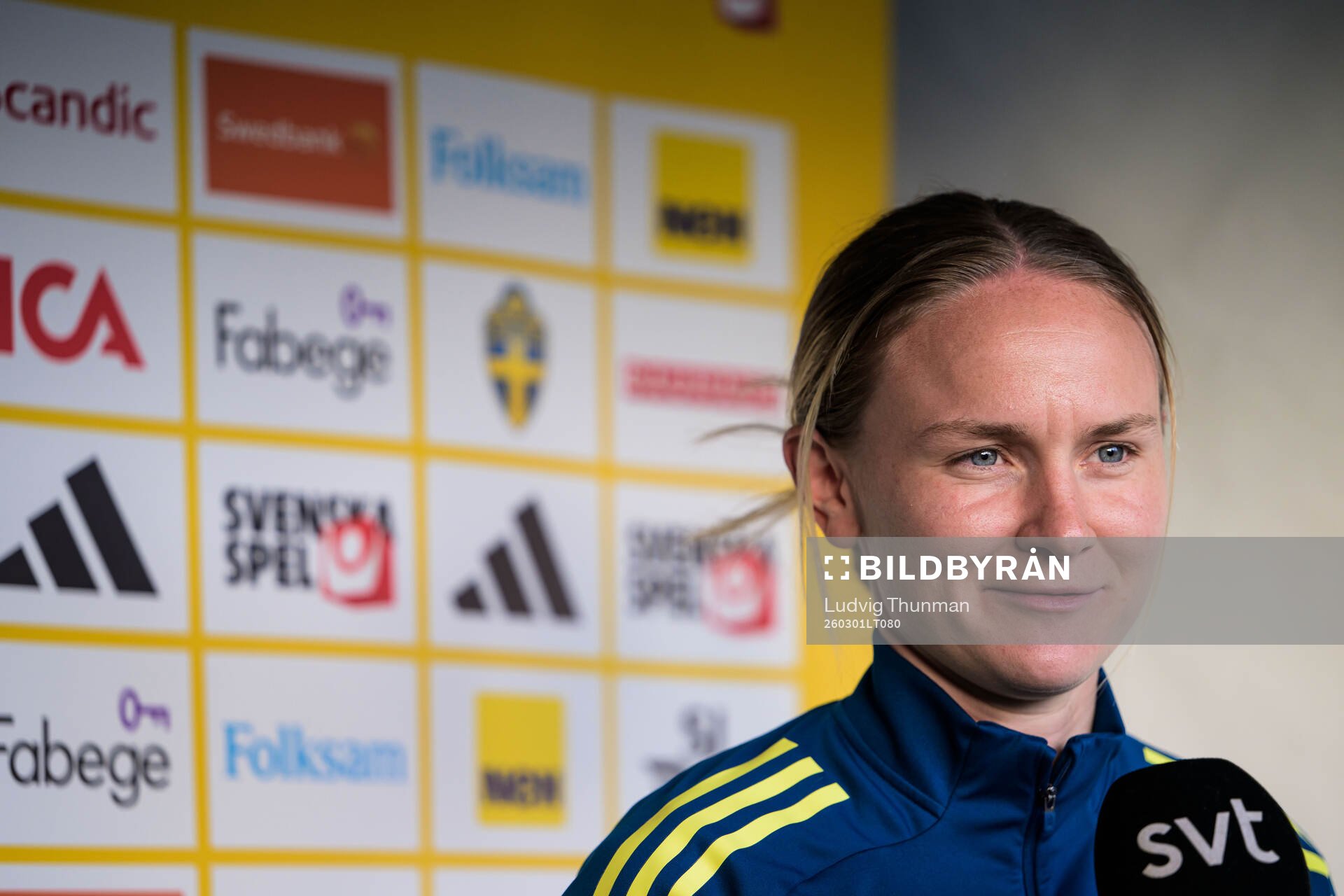 Matilda Vinberg of the women's national football team of