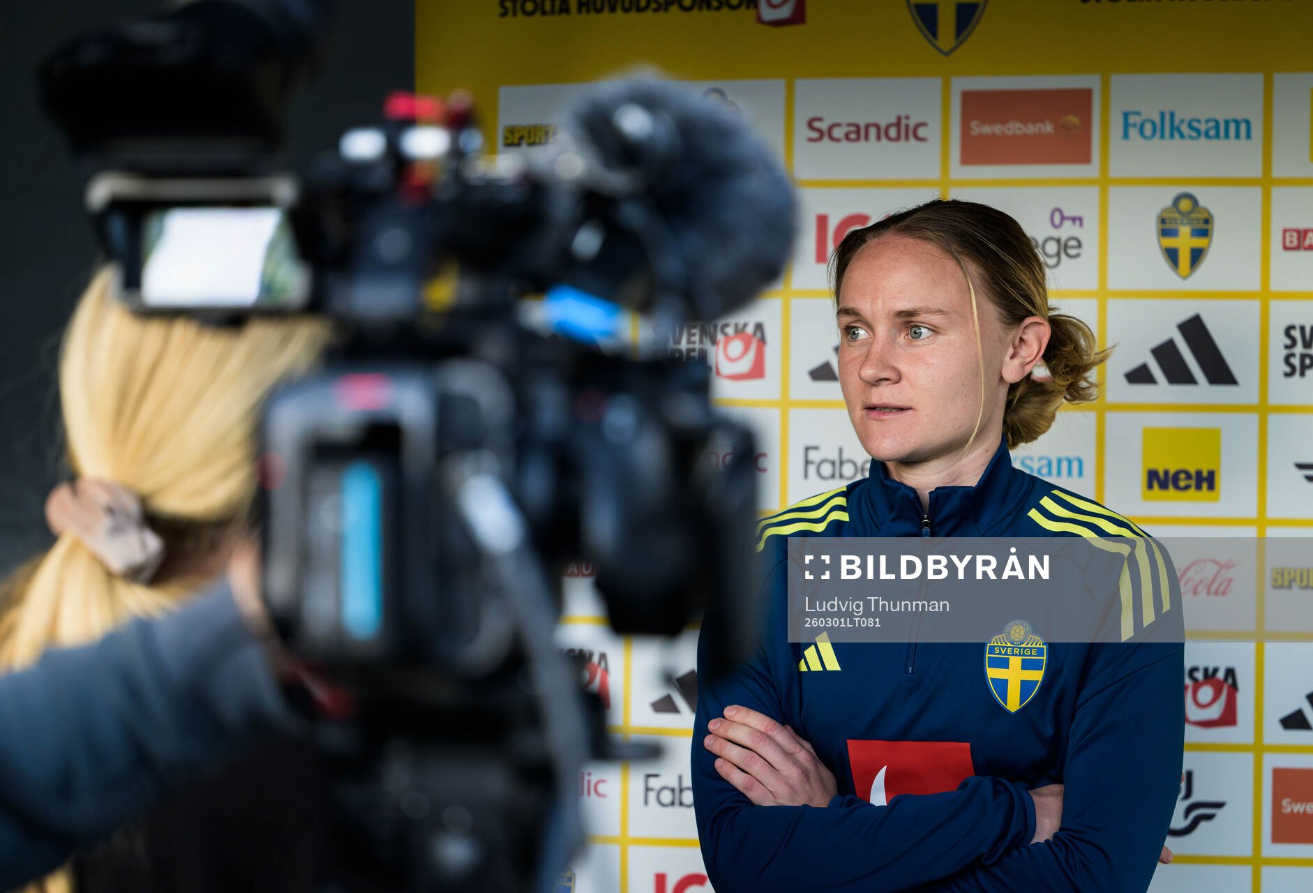 Matilda Vinberg of the women's national football team of
