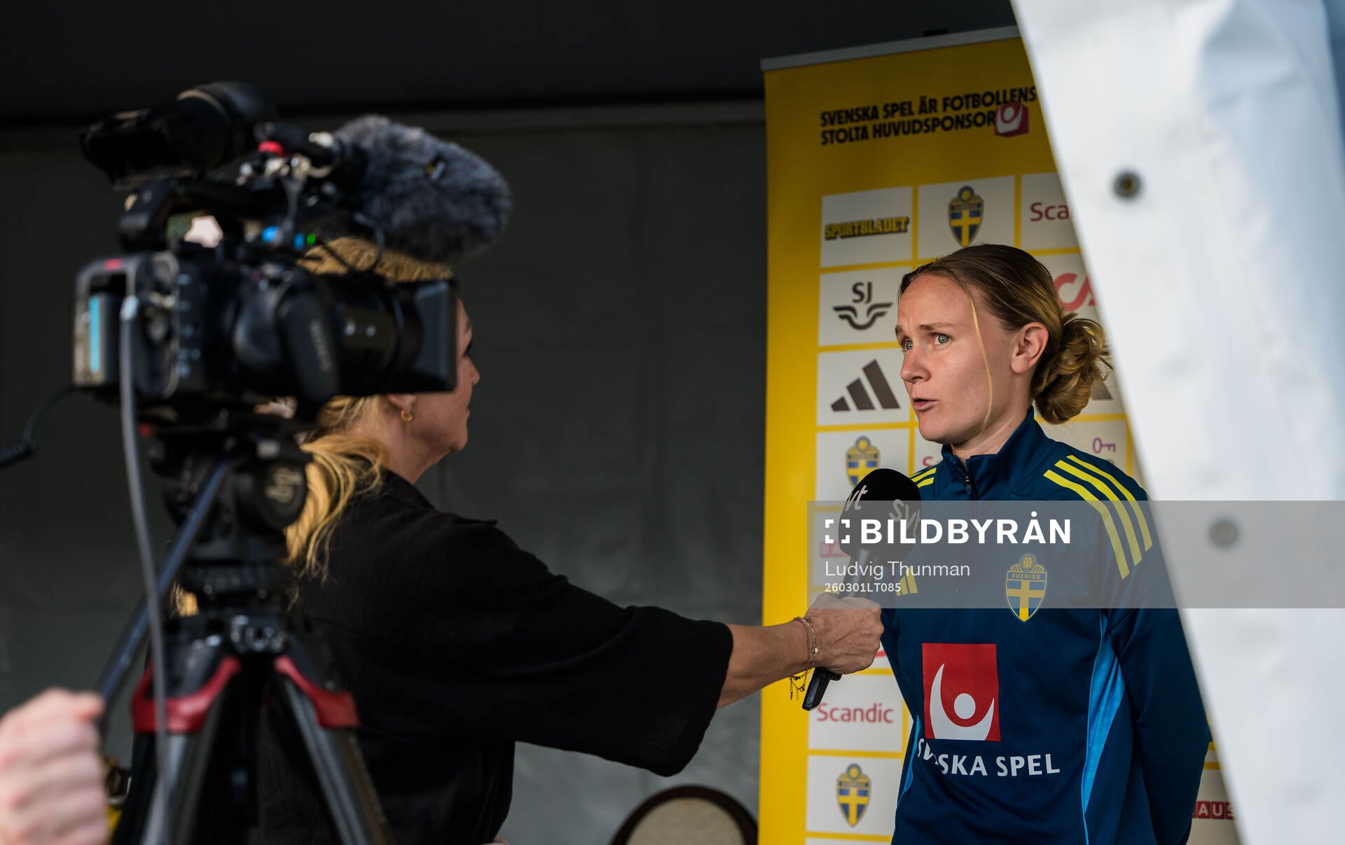 Matilda Vinberg of the women's national football team of