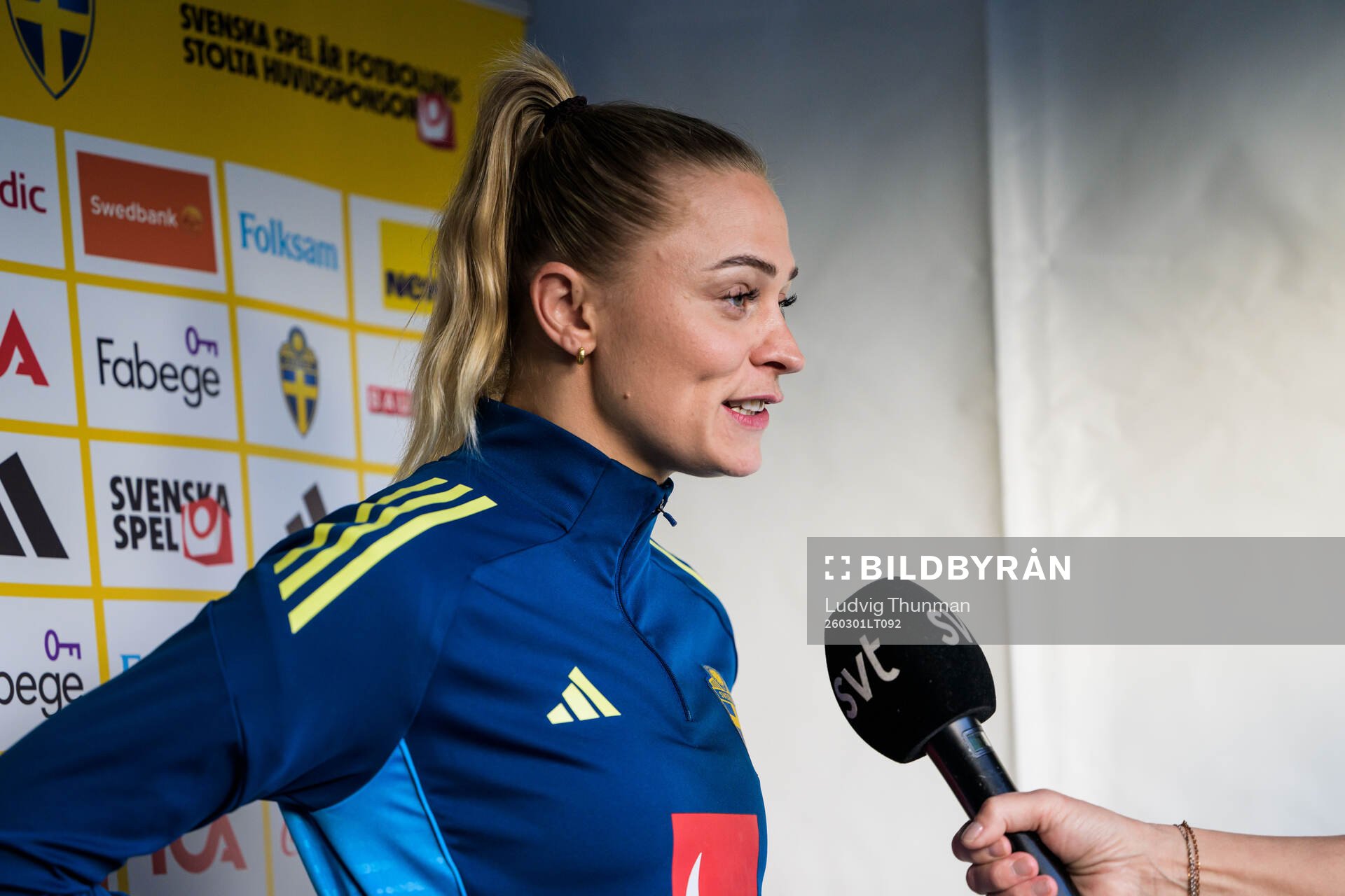 Fridolina Rolfö of the women's national football team of