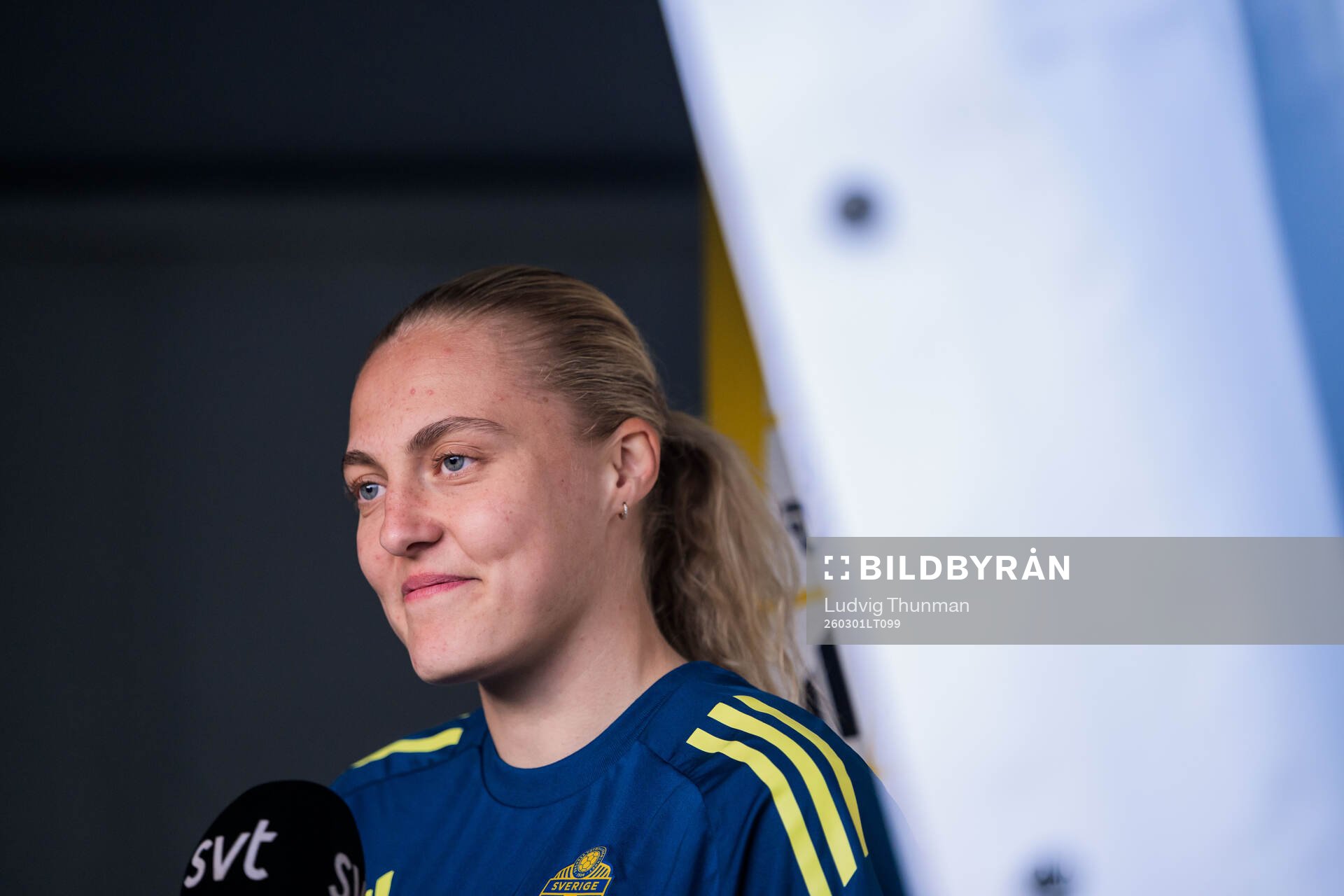 Elma Junttila Nelhage of the women's national football team