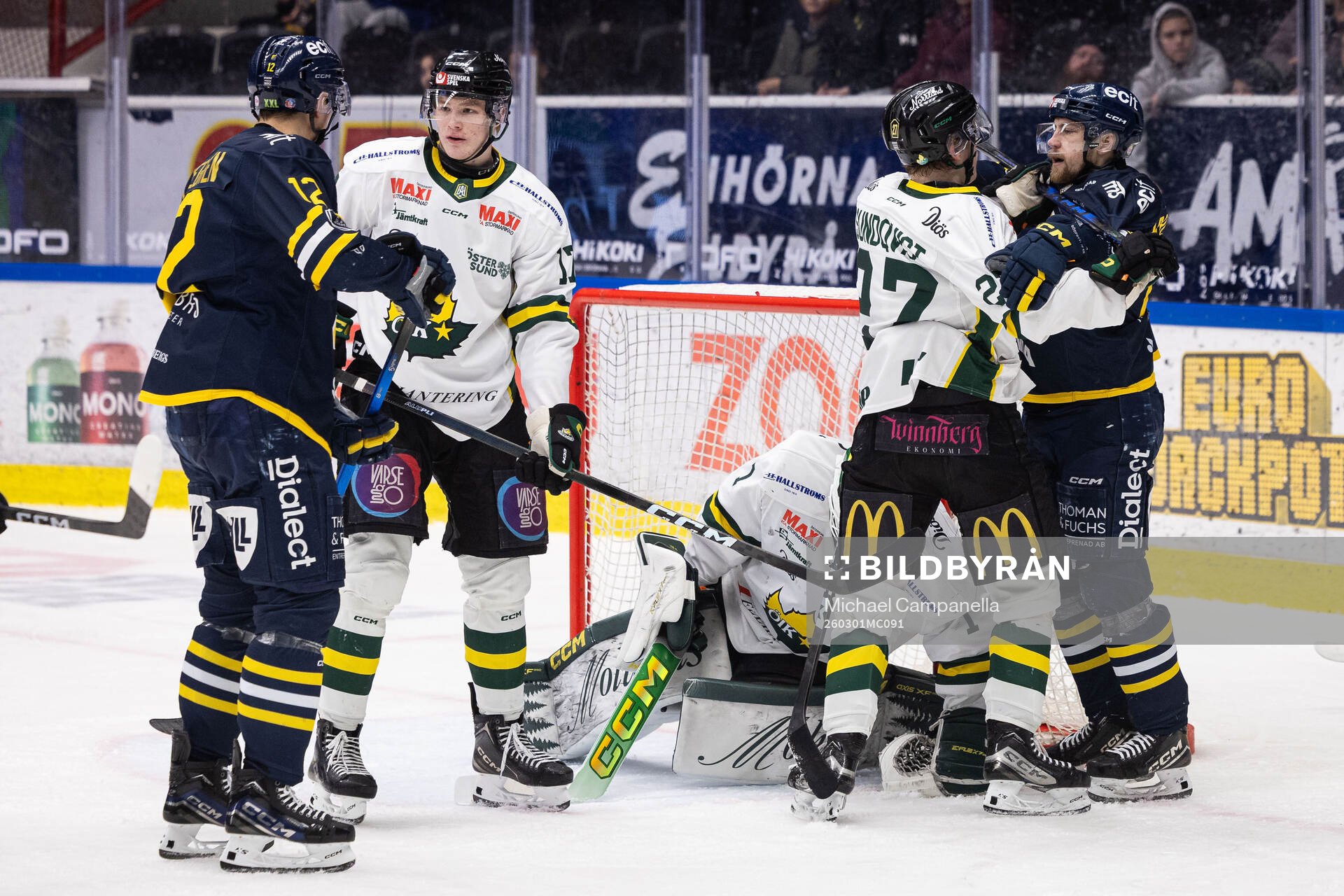Södertäljes Viktor Liljegren och Östersunds Rasmus