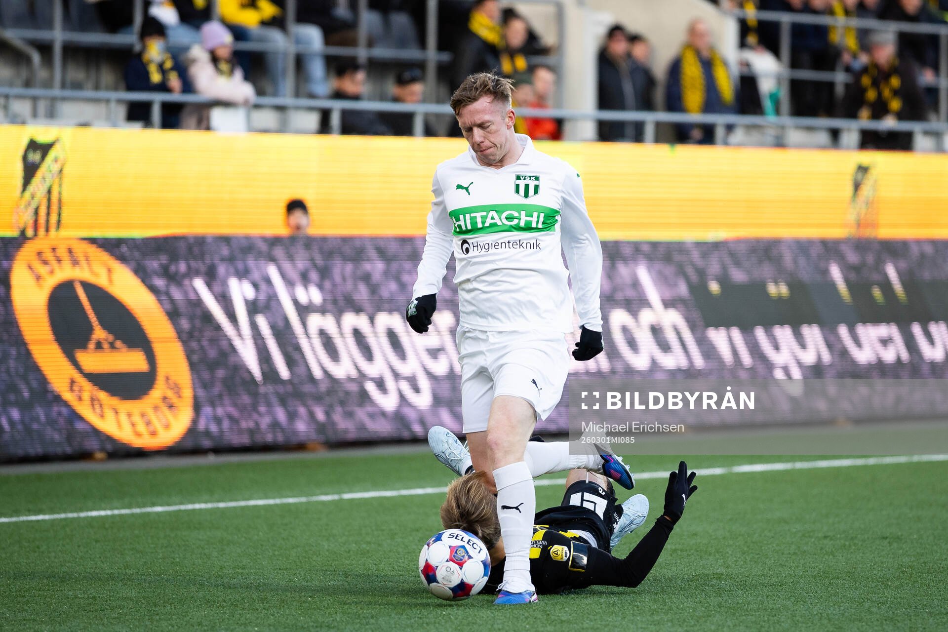 Västerås Lucas Sibelius och Häckens Pontus Dahbo