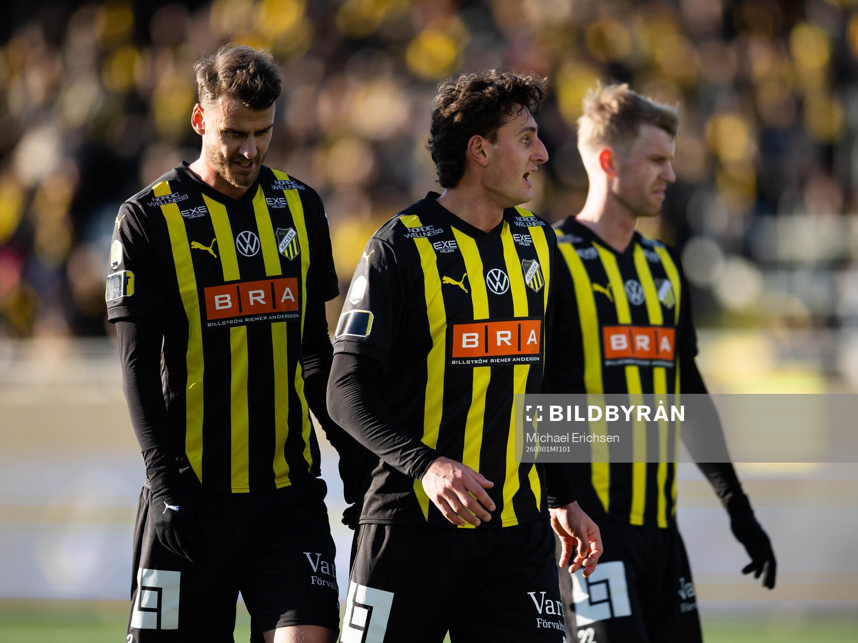 Häckens Johan Hammar, Silas Andersen och Filip Helander