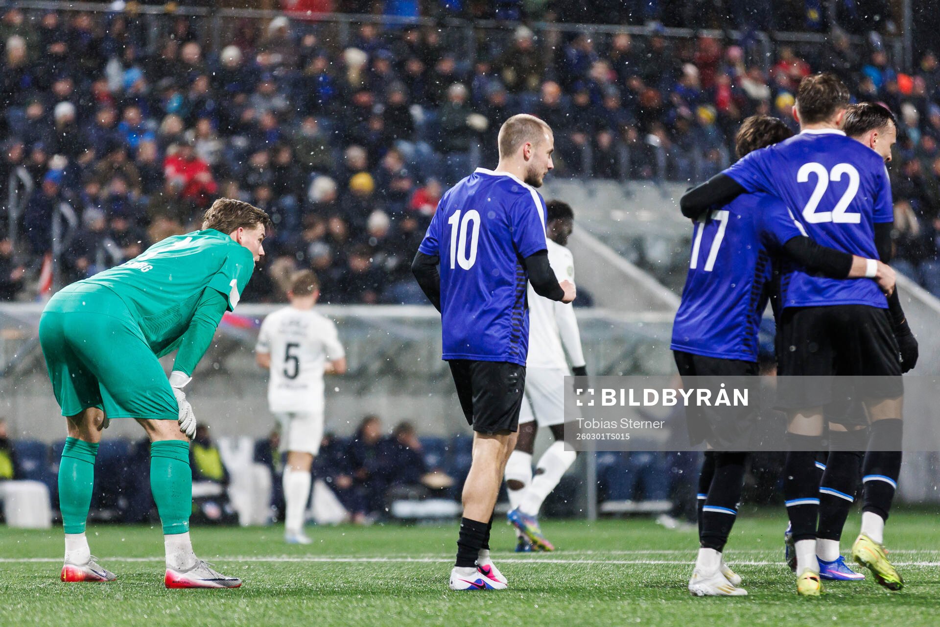 Helsingborgs målvakt Johan Brattberg deppar