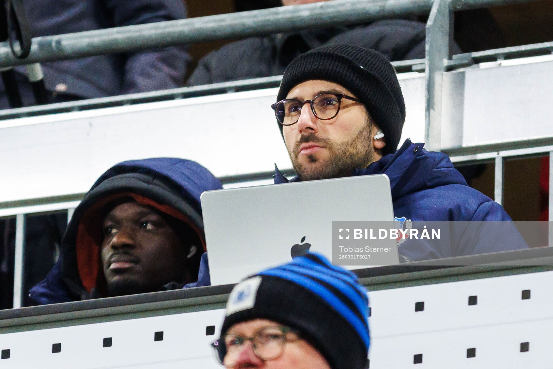 Helsingborgs Gianluca Minarelli och Samuel Asoma på