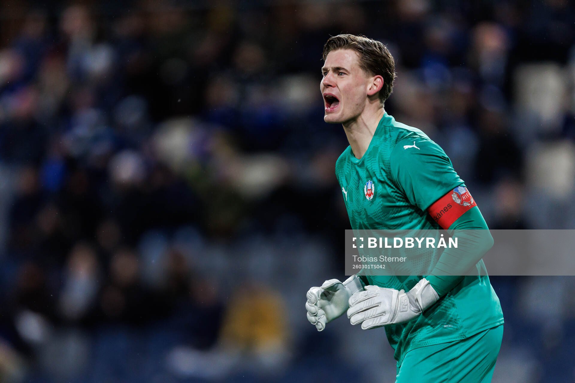 Helsingborgs målvakt Johan Brattberg