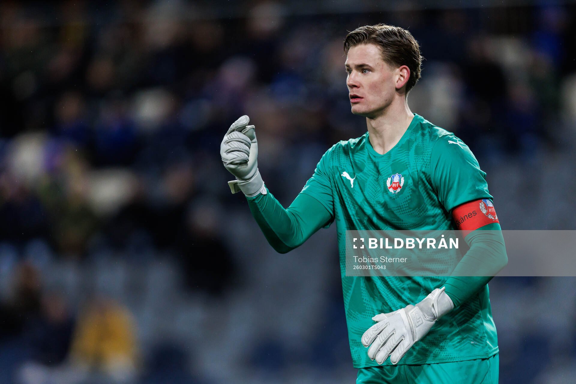 Helsingborgs målvakt Johan Brattberg