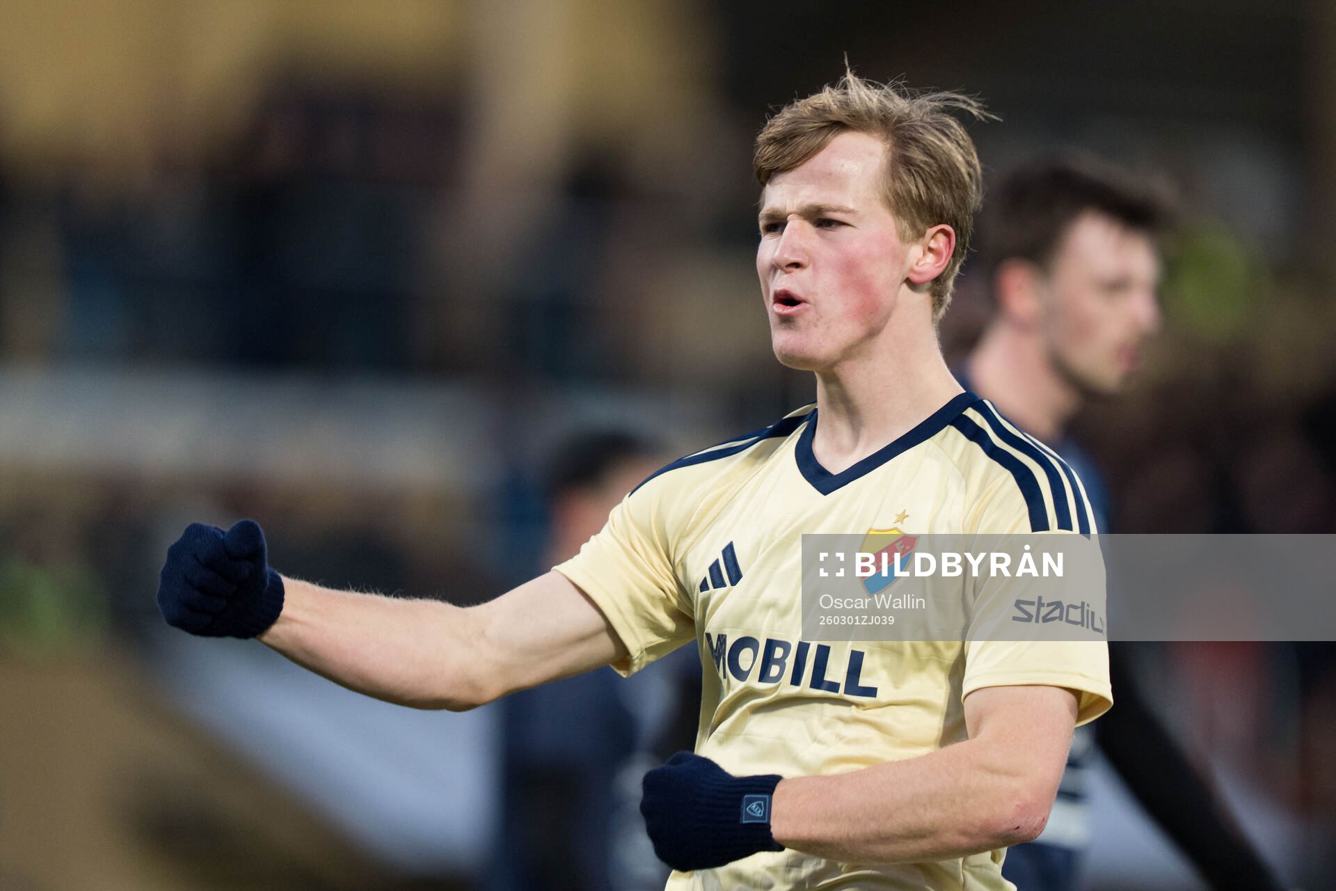 Djurgårdens Bo Hegland jublar