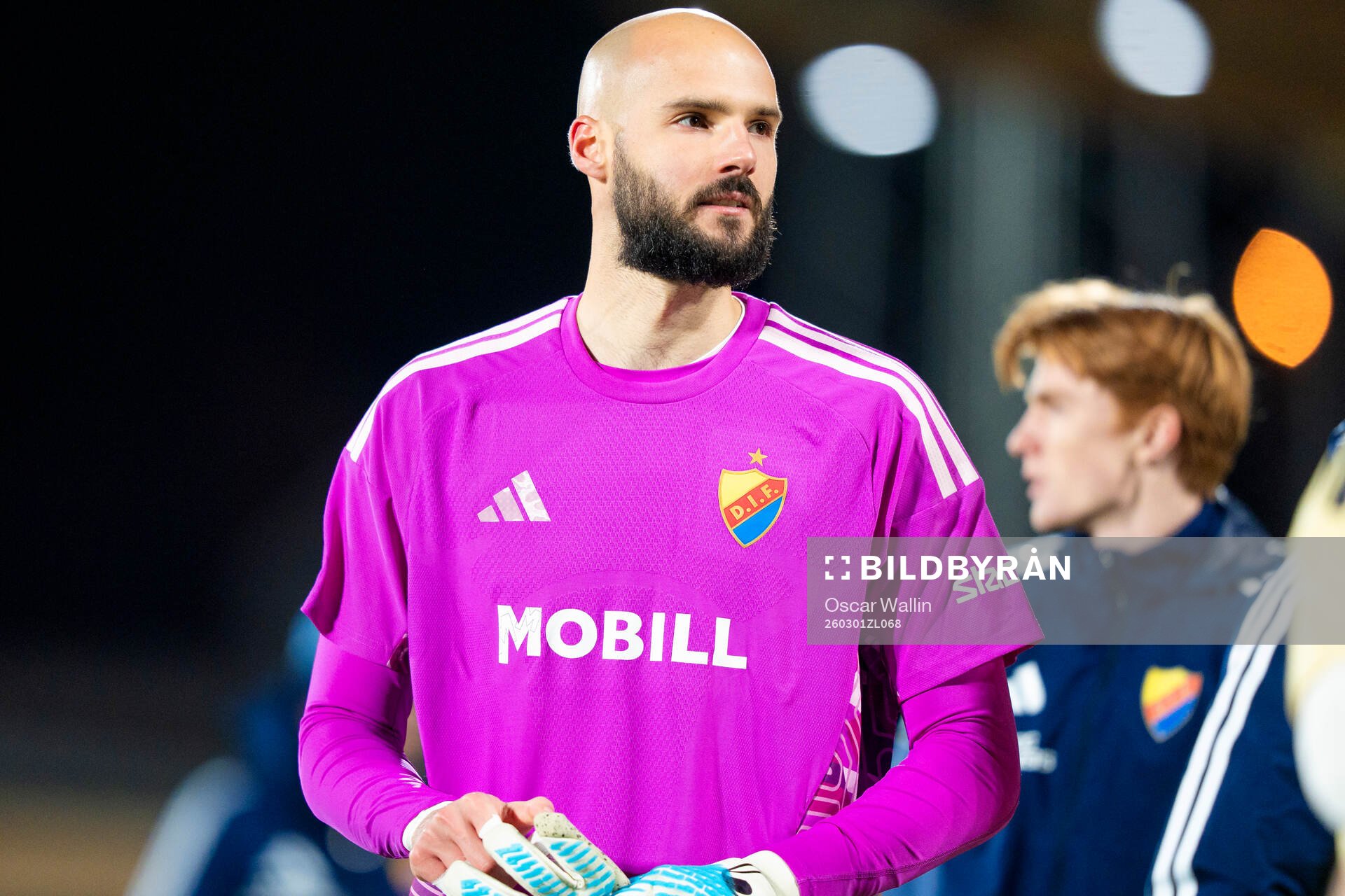 Djurgårdens målvakt Filip Manojlovic