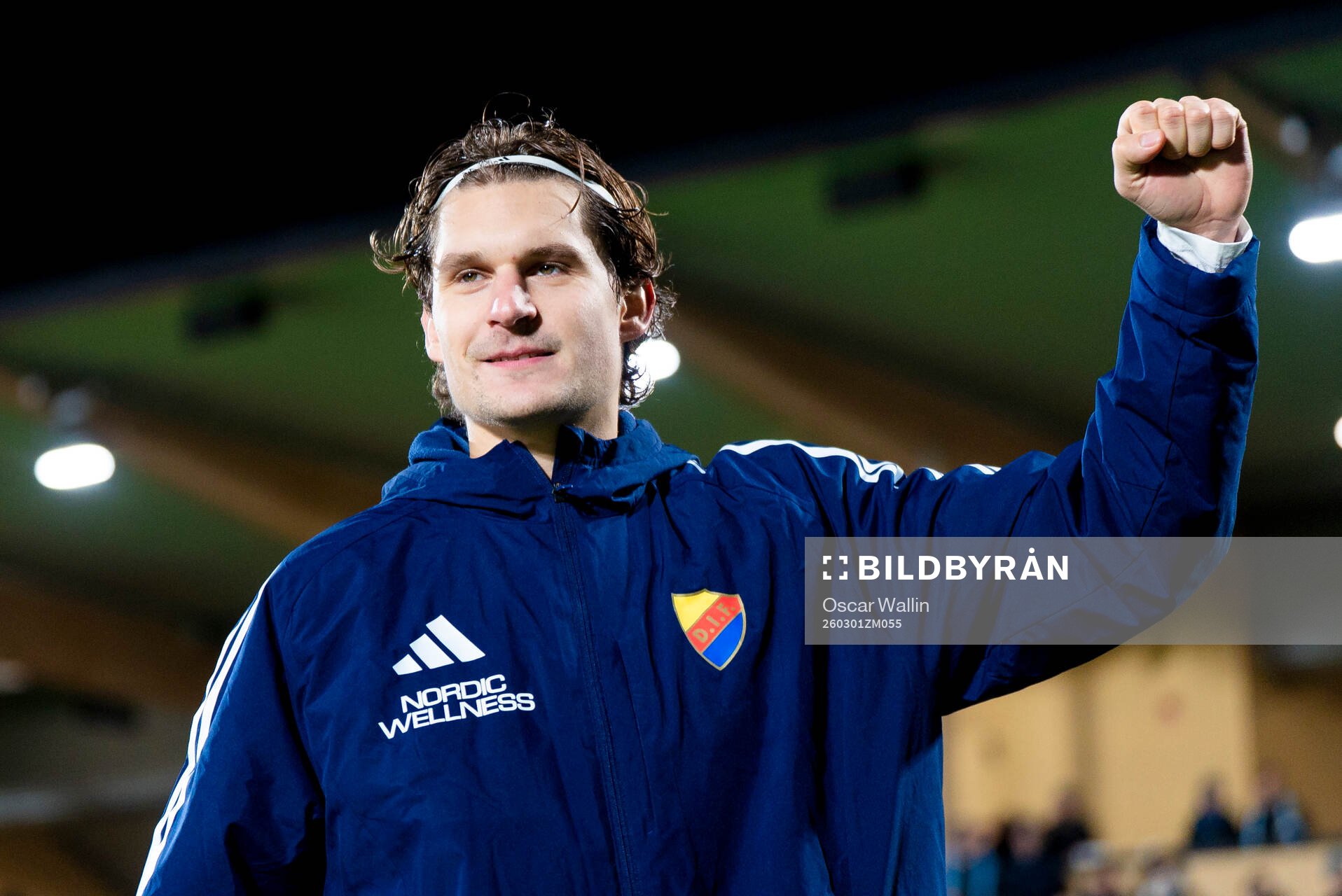 Djurgårdens Nino Zugelj jublar