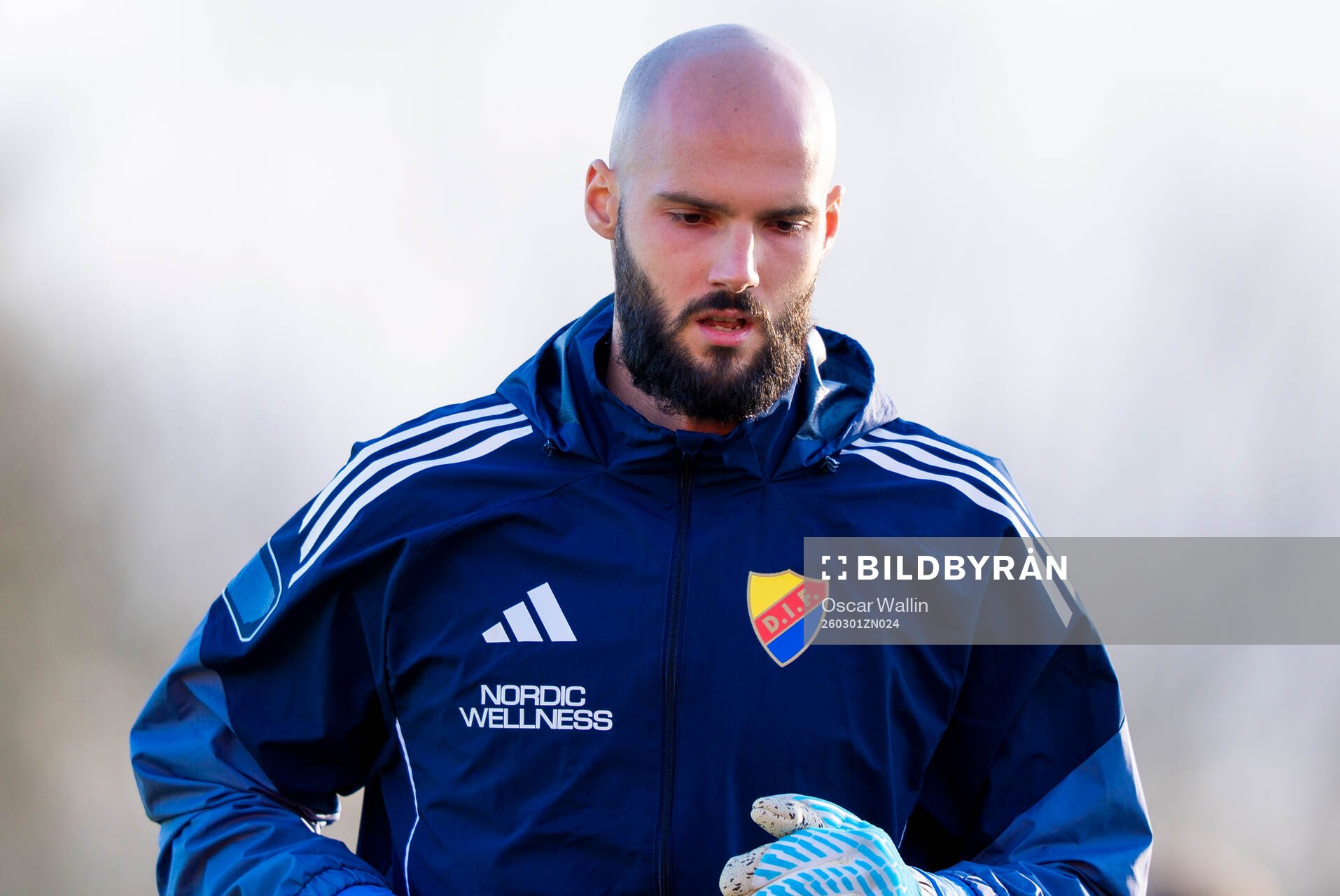 Djurgårdens målvakt Filip Manojlovic
