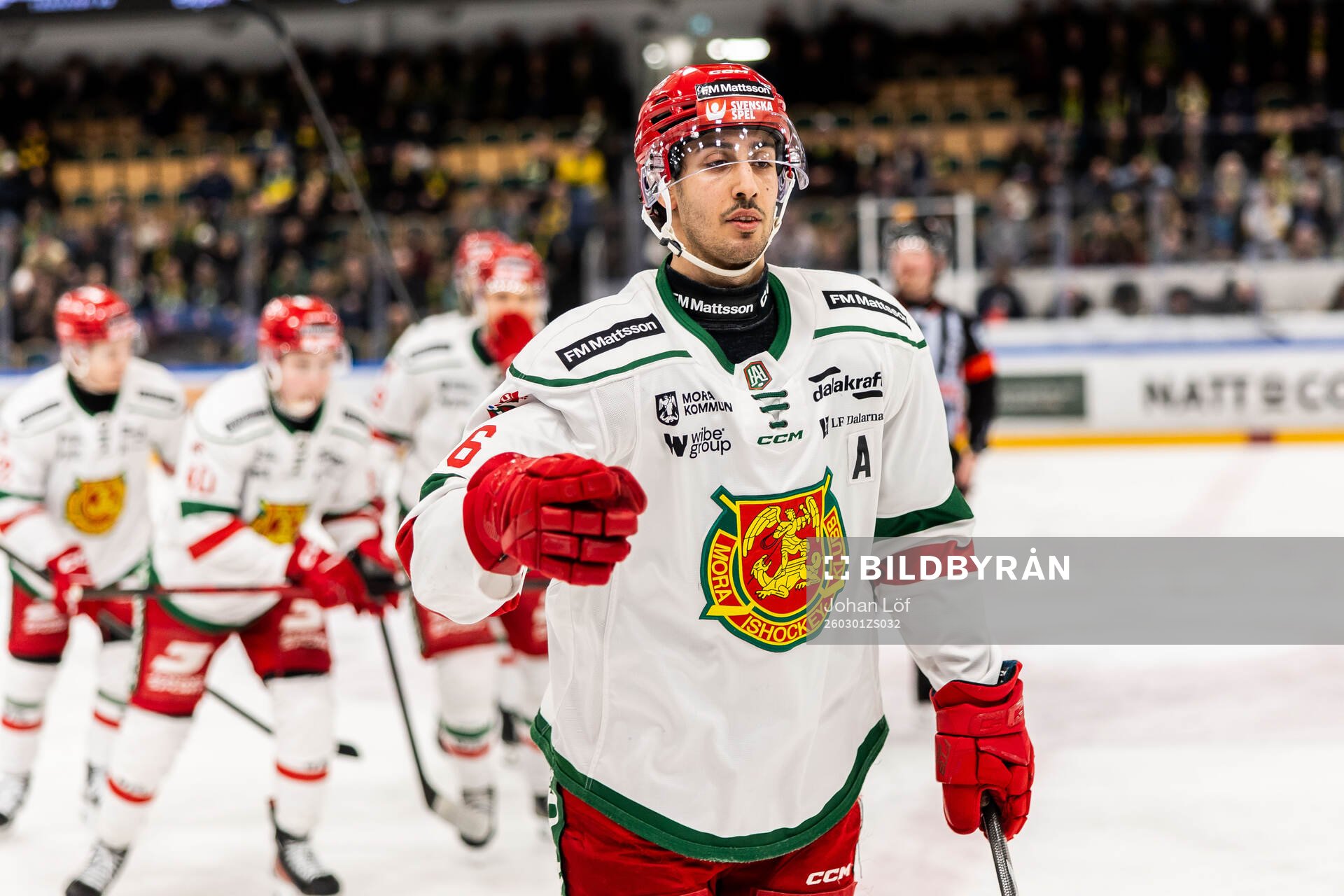 Moras Marcus Karlström jublar