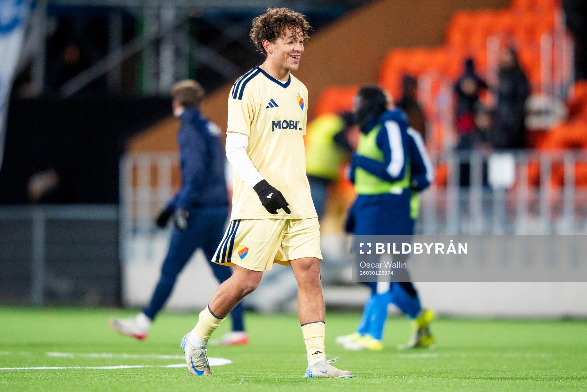 Djurgårdens Mikael Anderson jublar