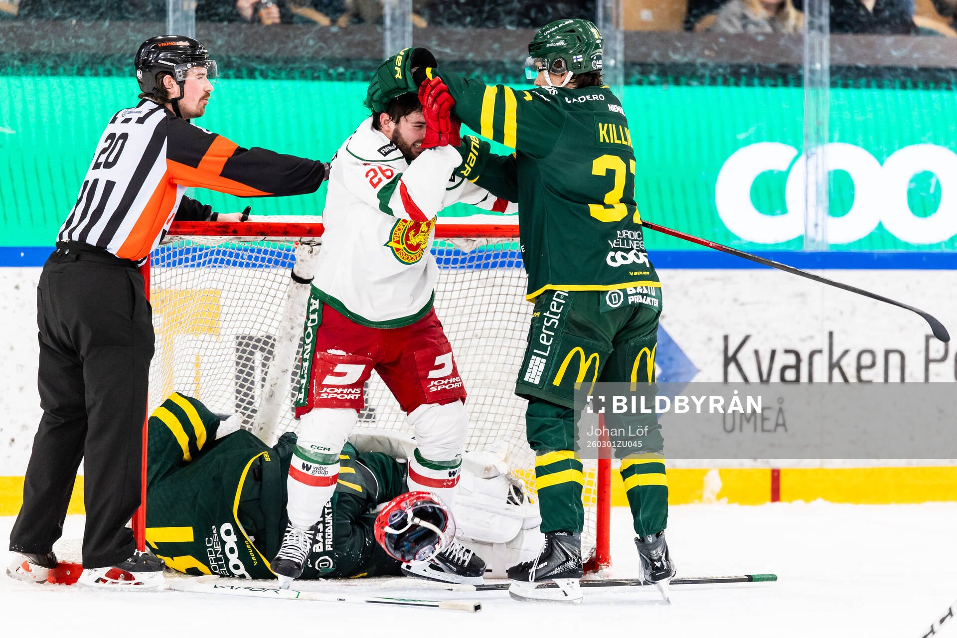 Moras Arvid Degerstedt och Björklövens Lenni Killinen